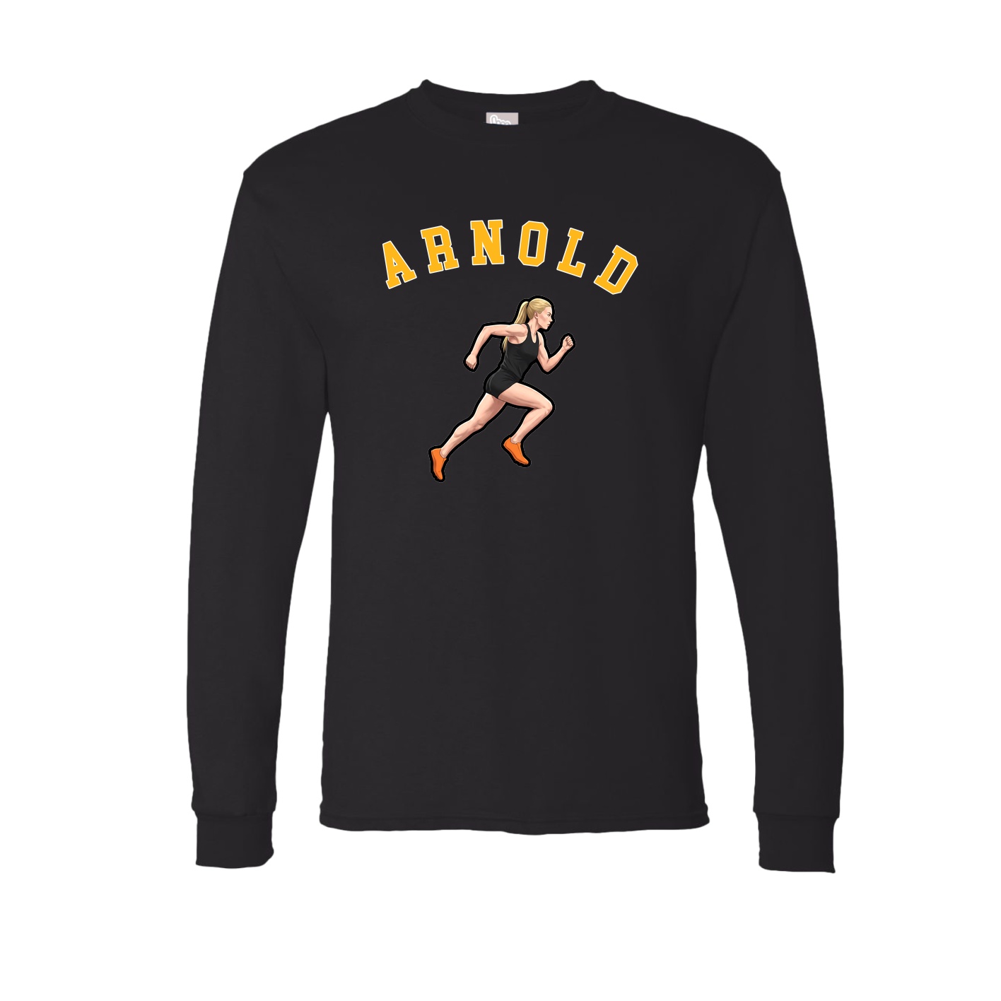 Long Sleeve Tee — Shirsey Arch in Black