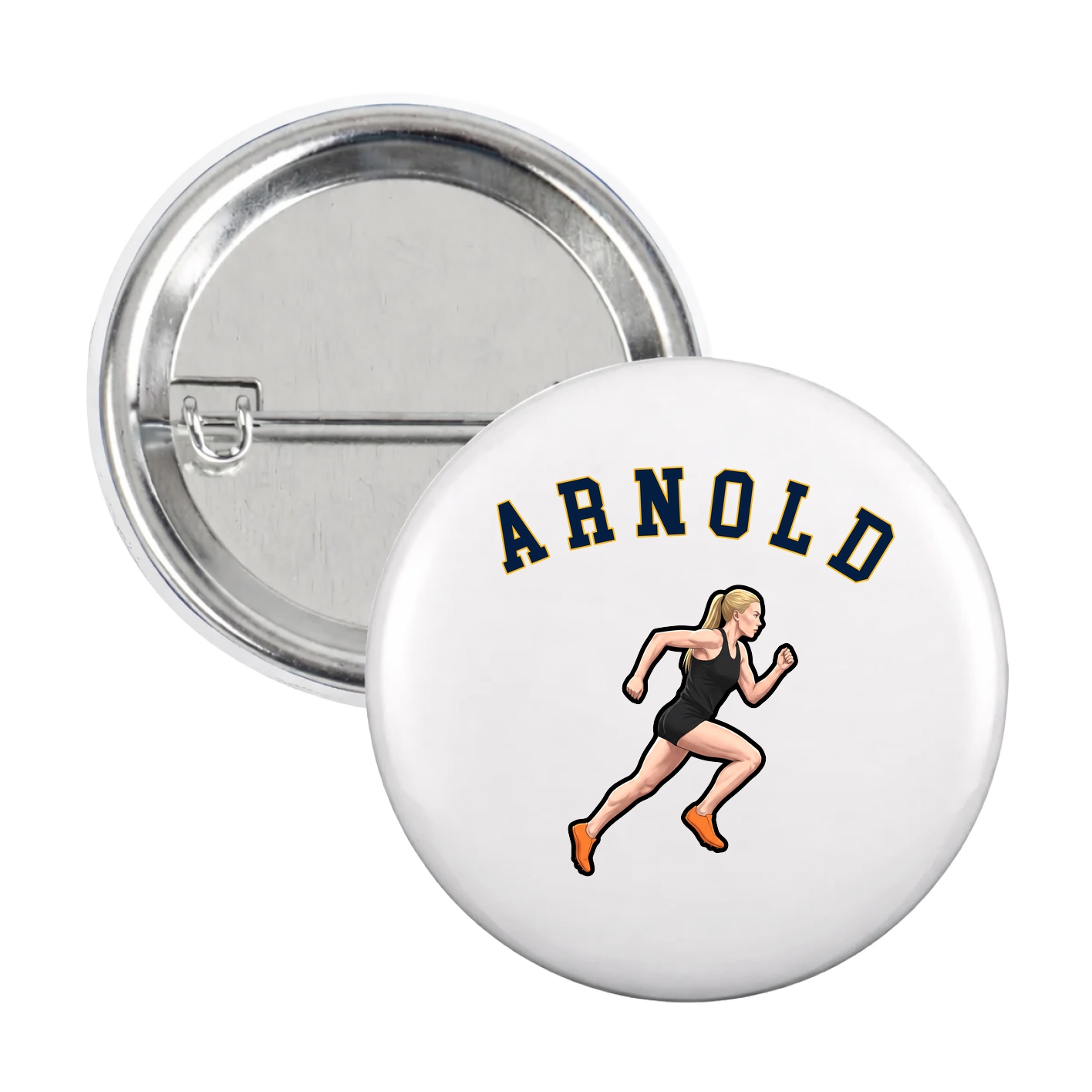 Game Day Button — Shirsey Arch in White