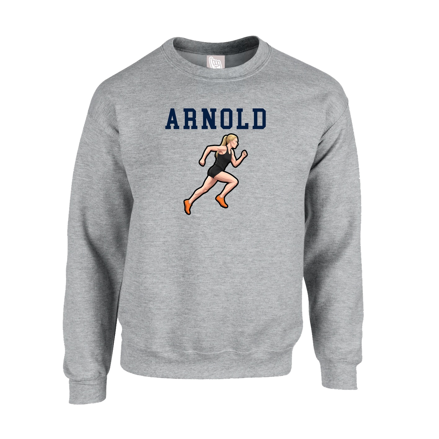 Fleece Crew — Shirsey in Grey