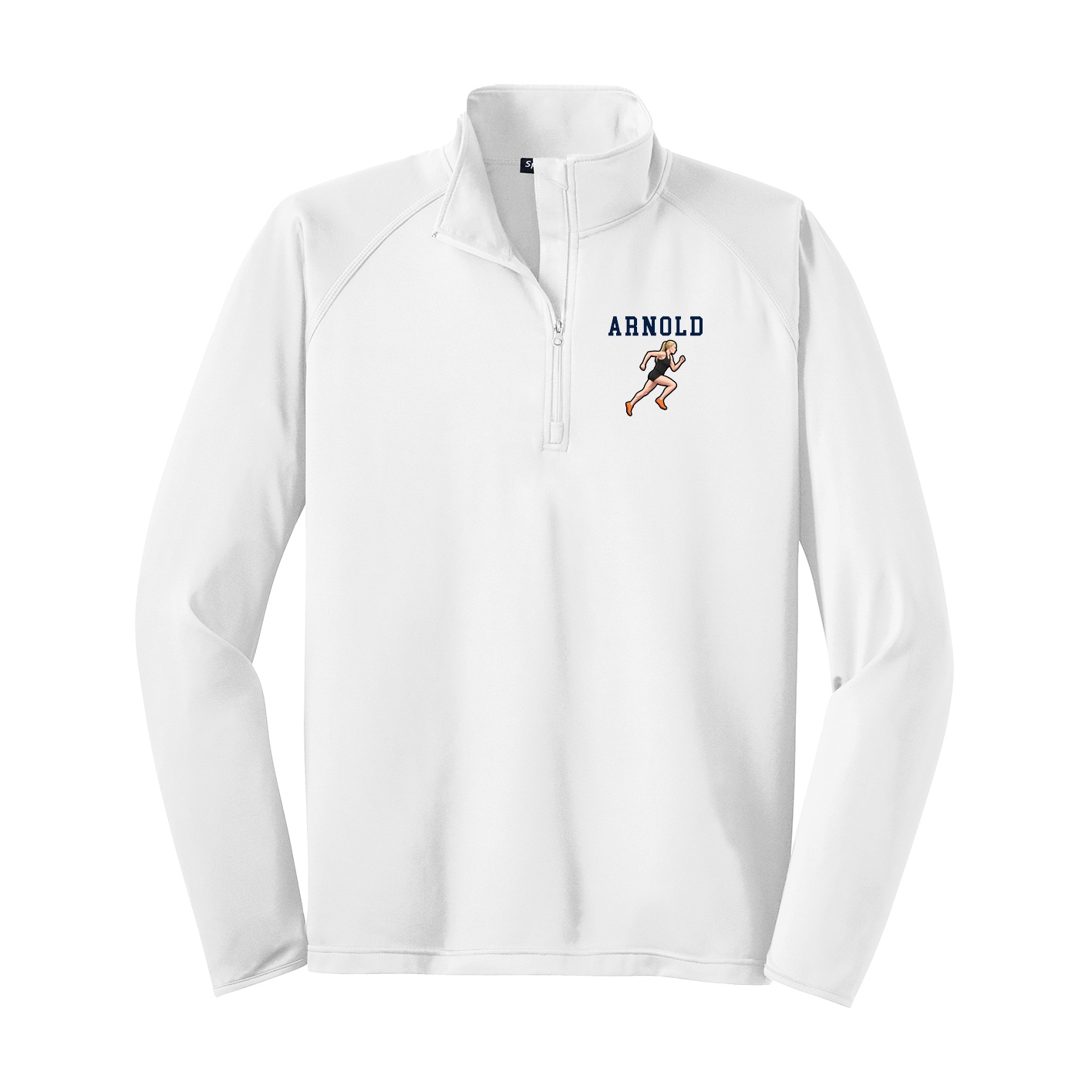 Q-Zip Pullover — Shirsey in White