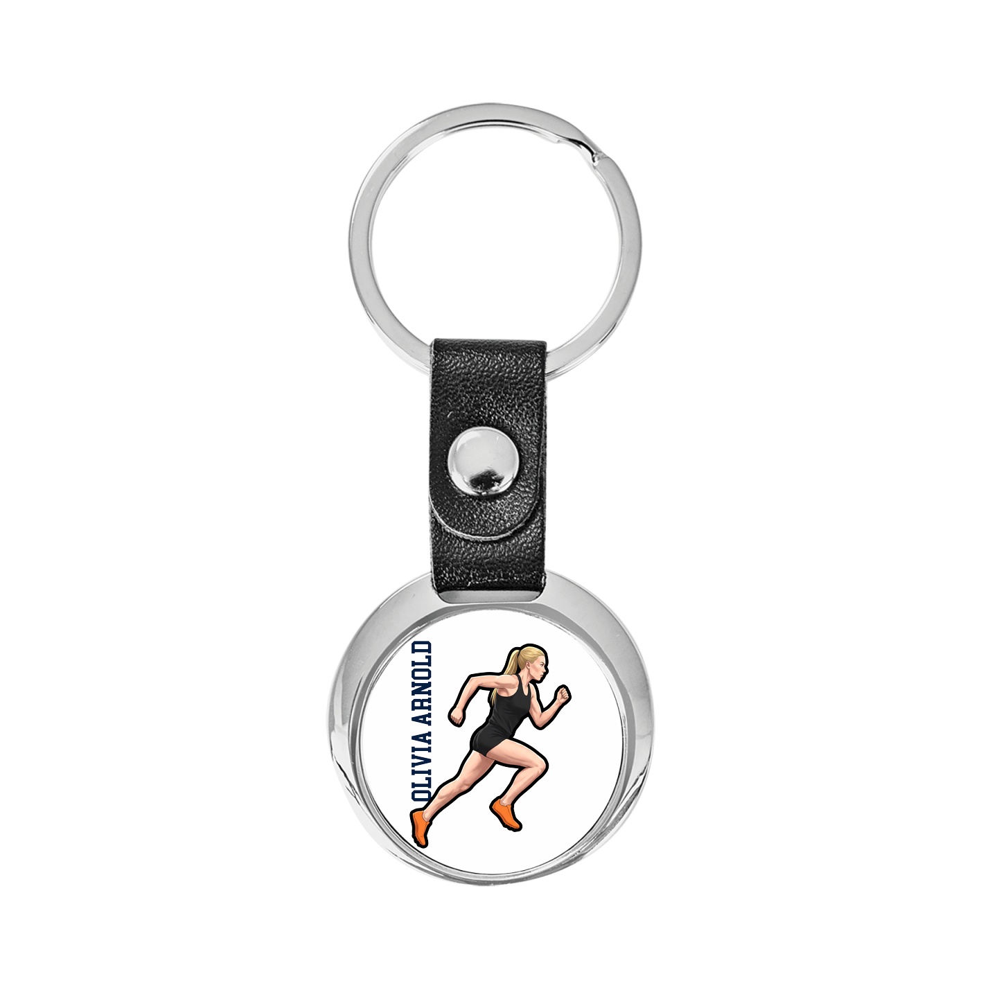 Key Chain — Name Vertical in Classic