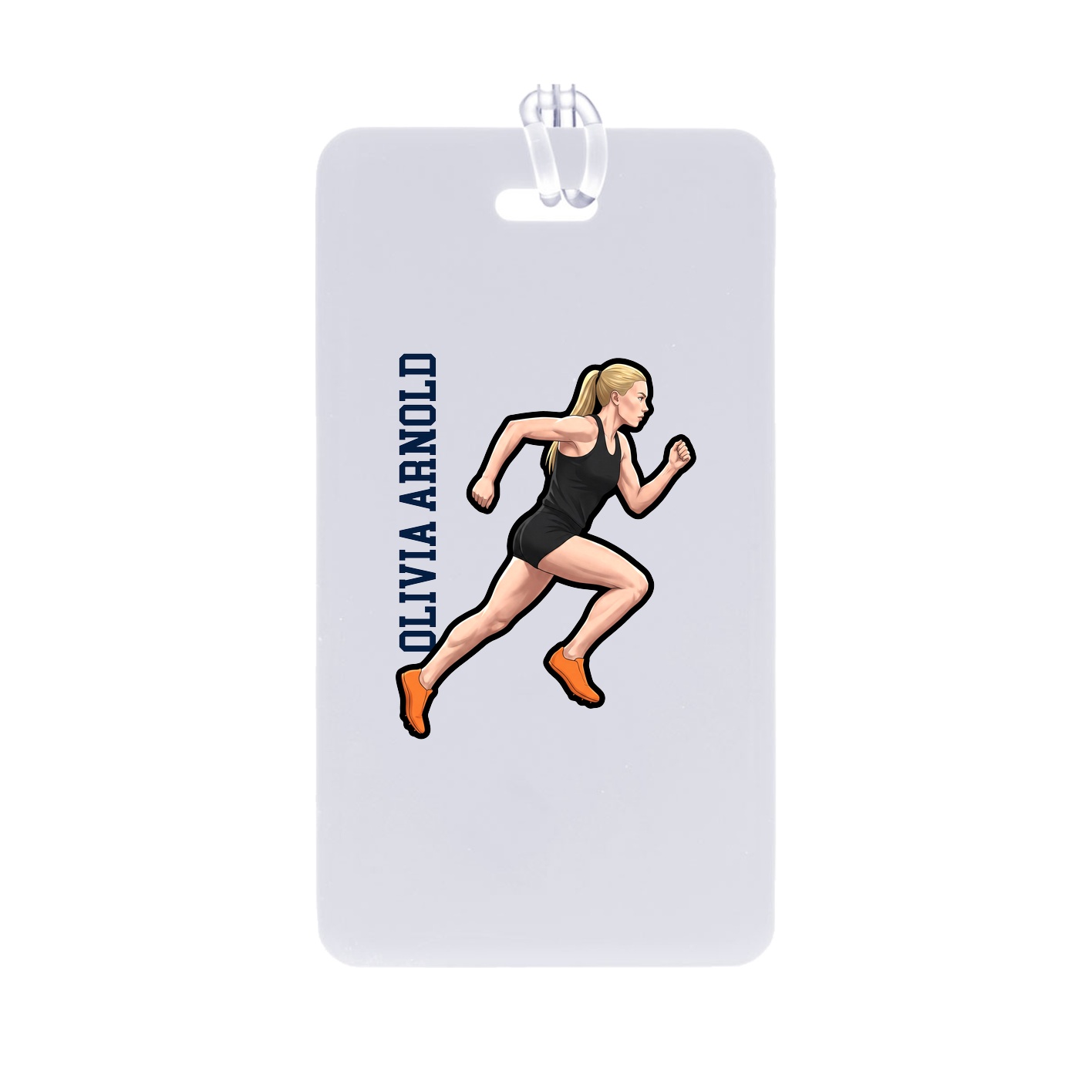 Bag Tag — Name Vertical in Classic