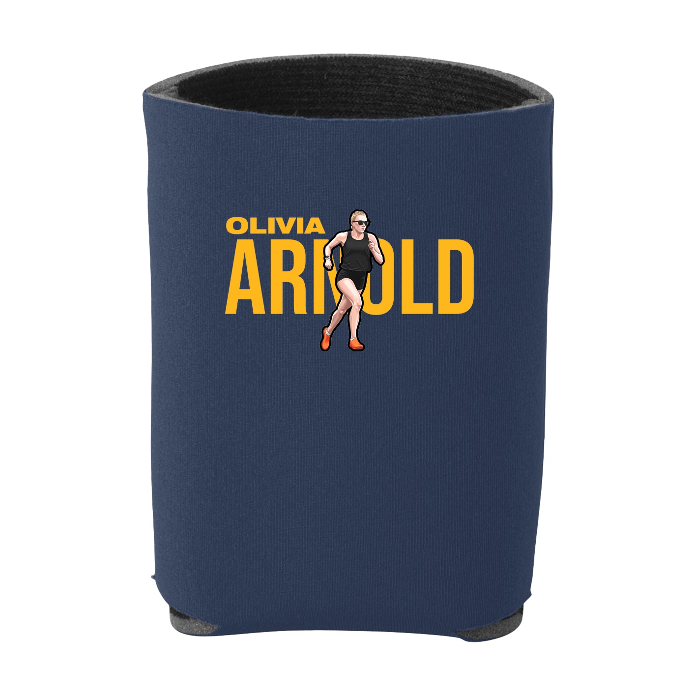 Can Holder — Player Name in Navy