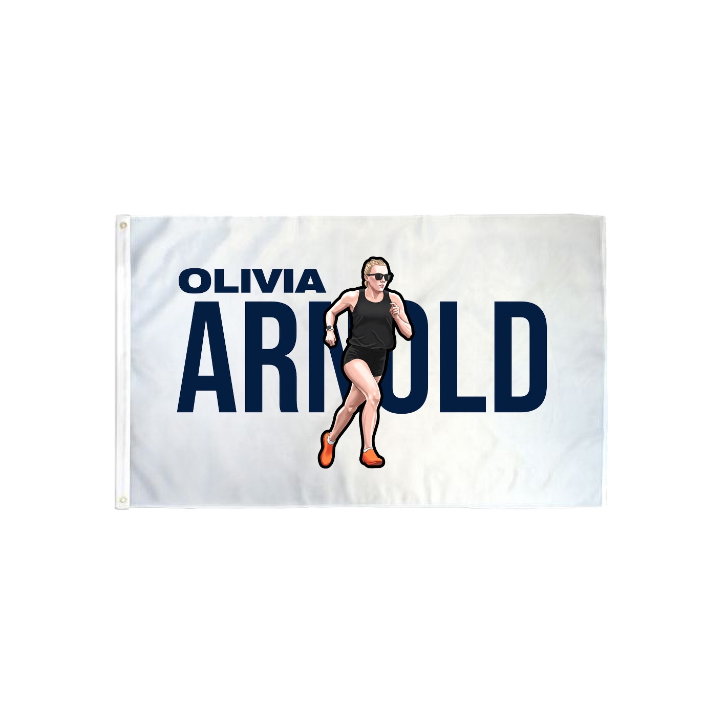 3x5 Flag — Player Name in Classic