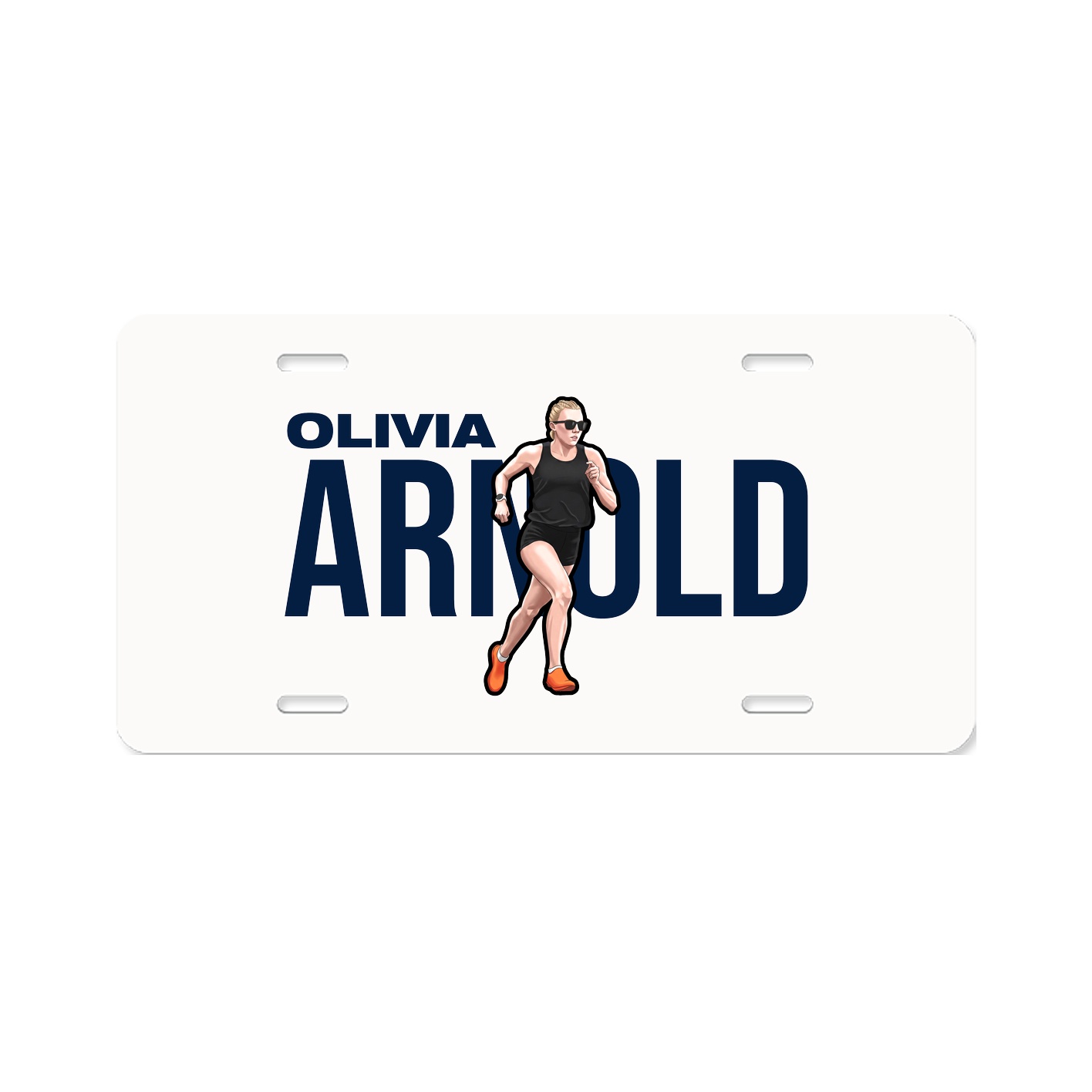 License Plate — Player Name in Classic