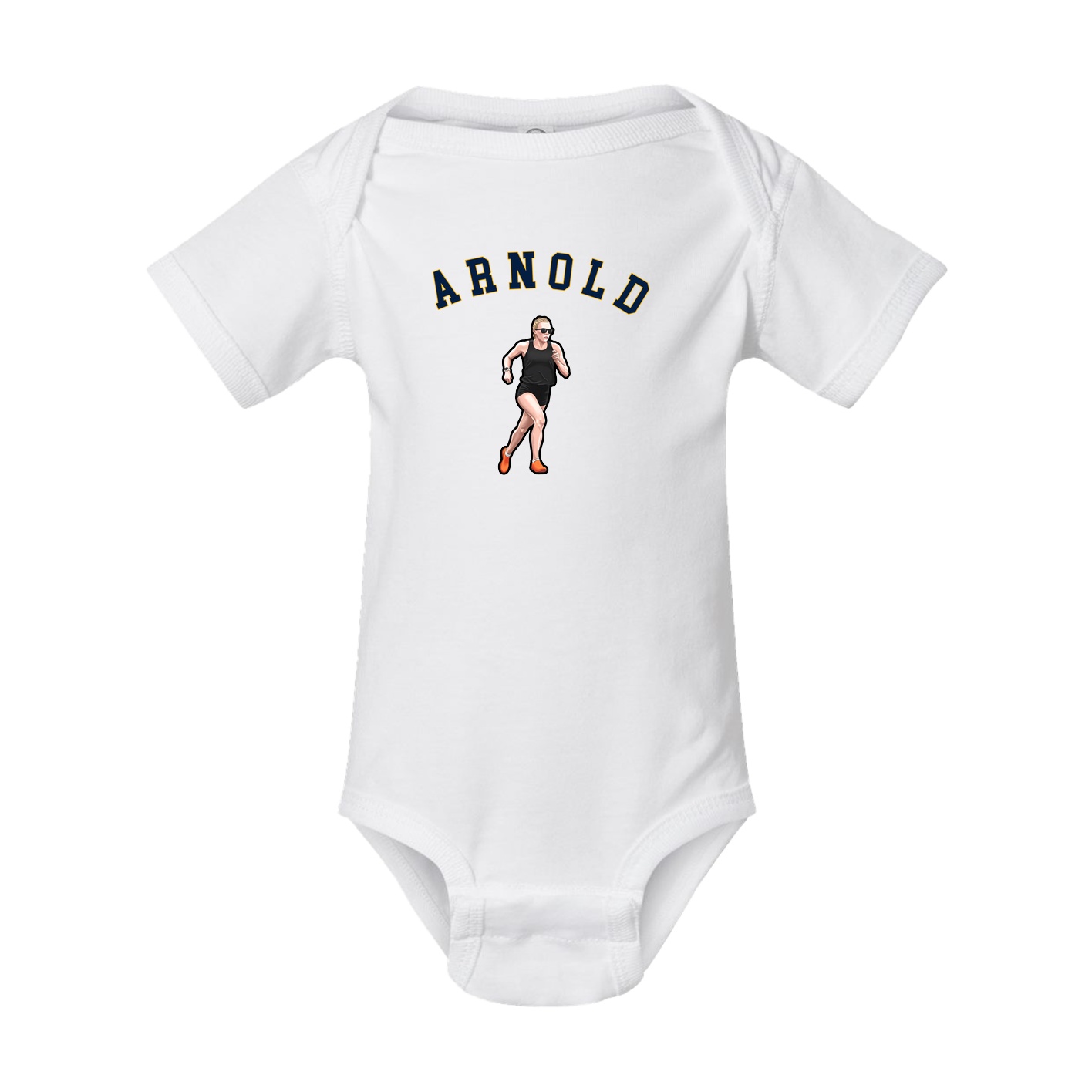 Baby Onesie — Shirsey Arch in White