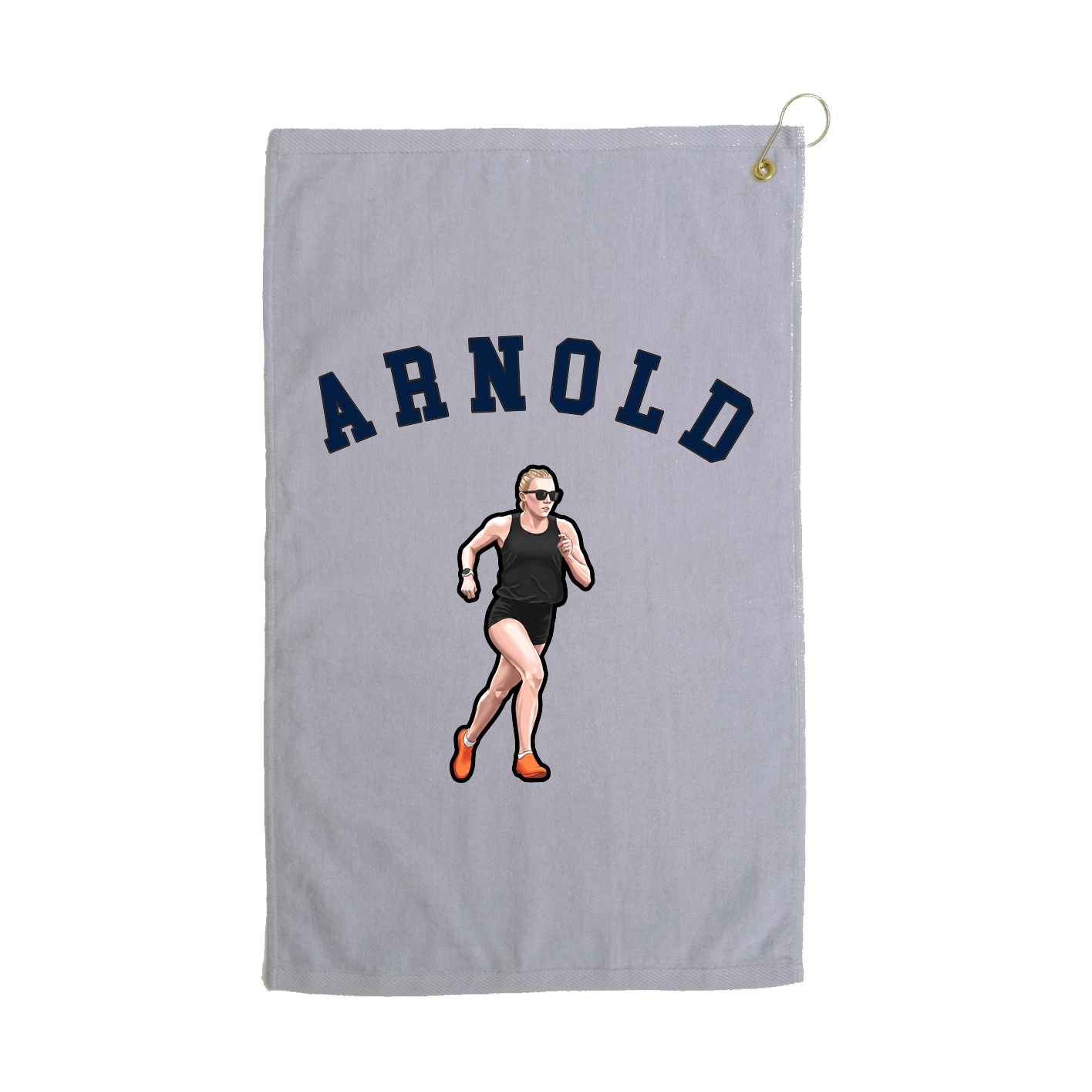 Golf Towel — Shirsey Arch in Grey