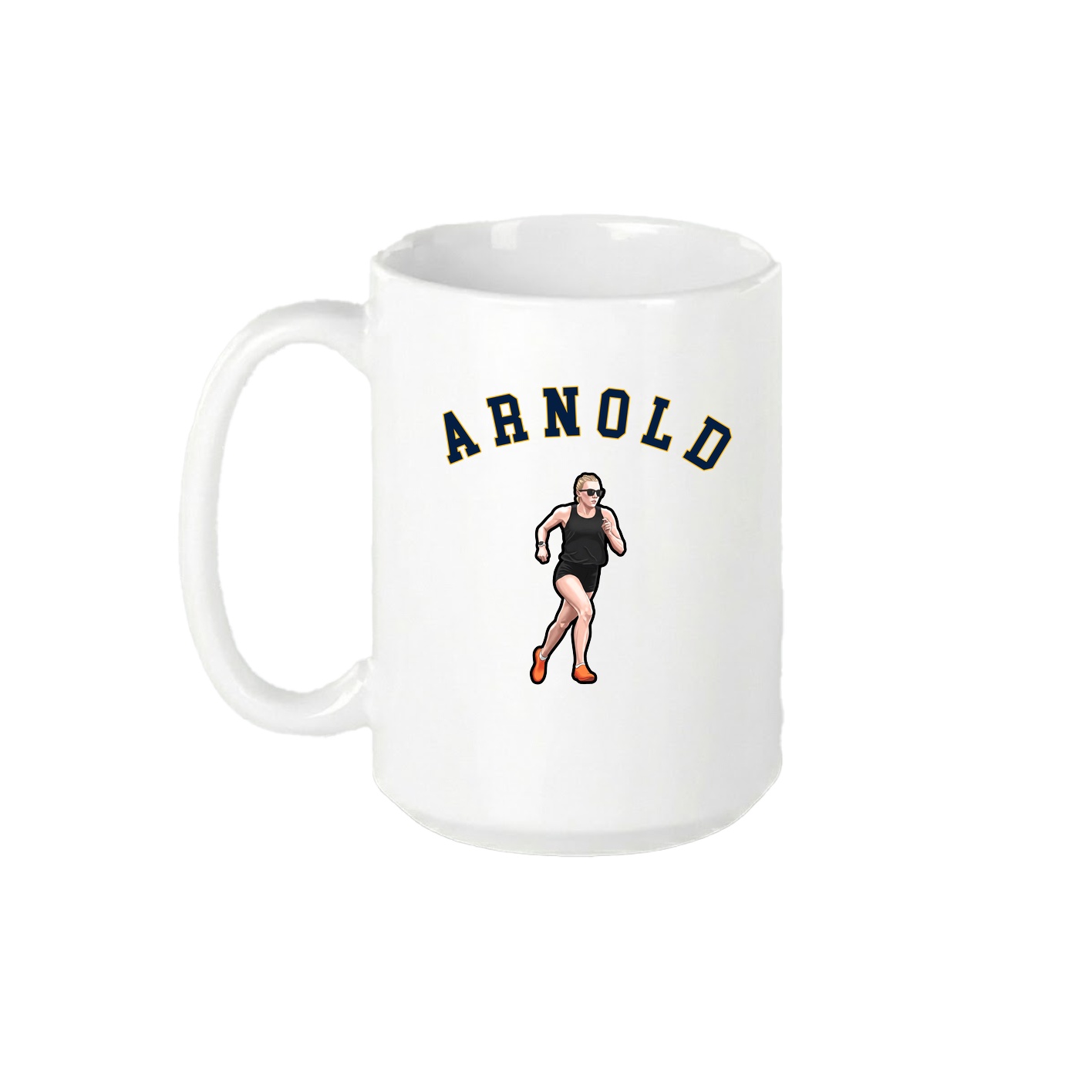 15oz Coffee Mug — Shirsey Arch in White
