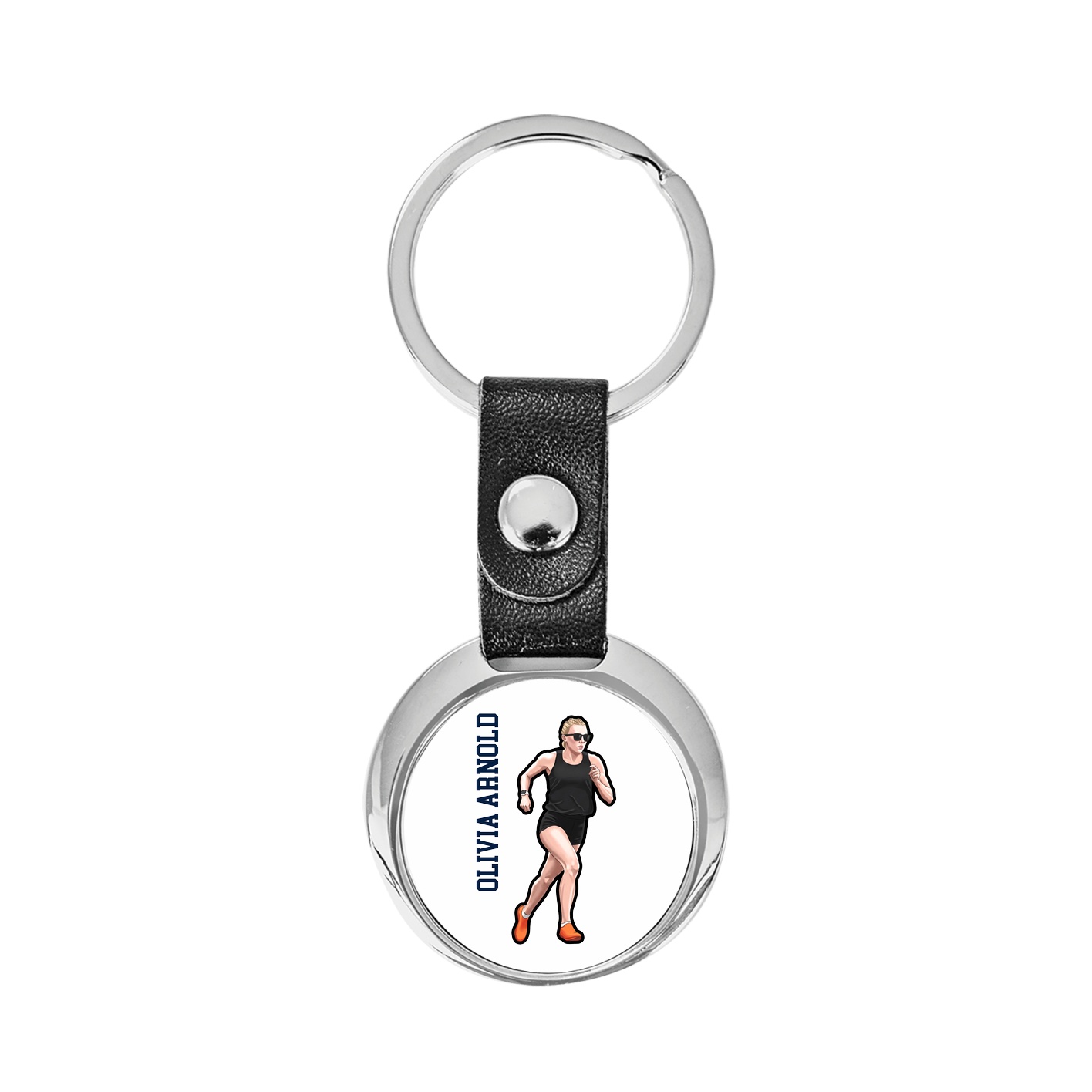 Key Chain — Name Vertical in Classic