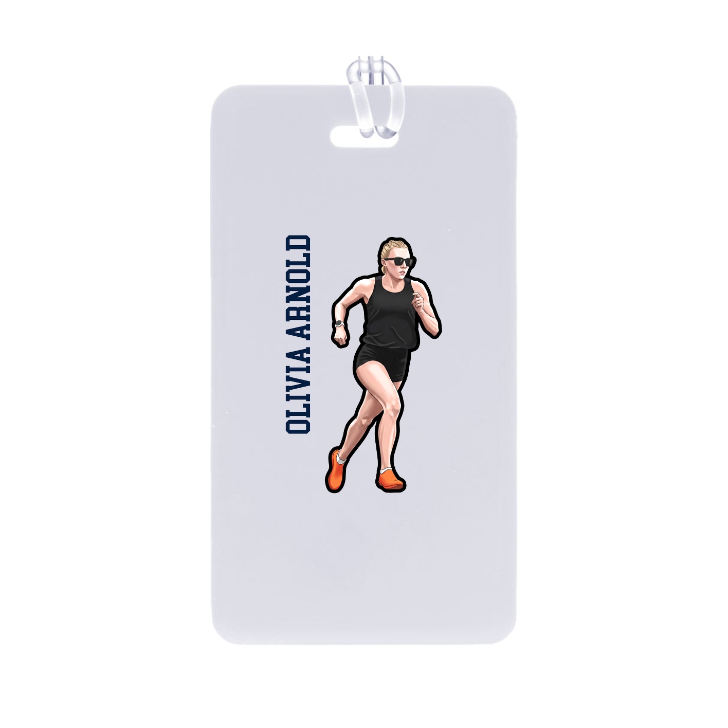 Bag Tag — Name Vertical in Classic