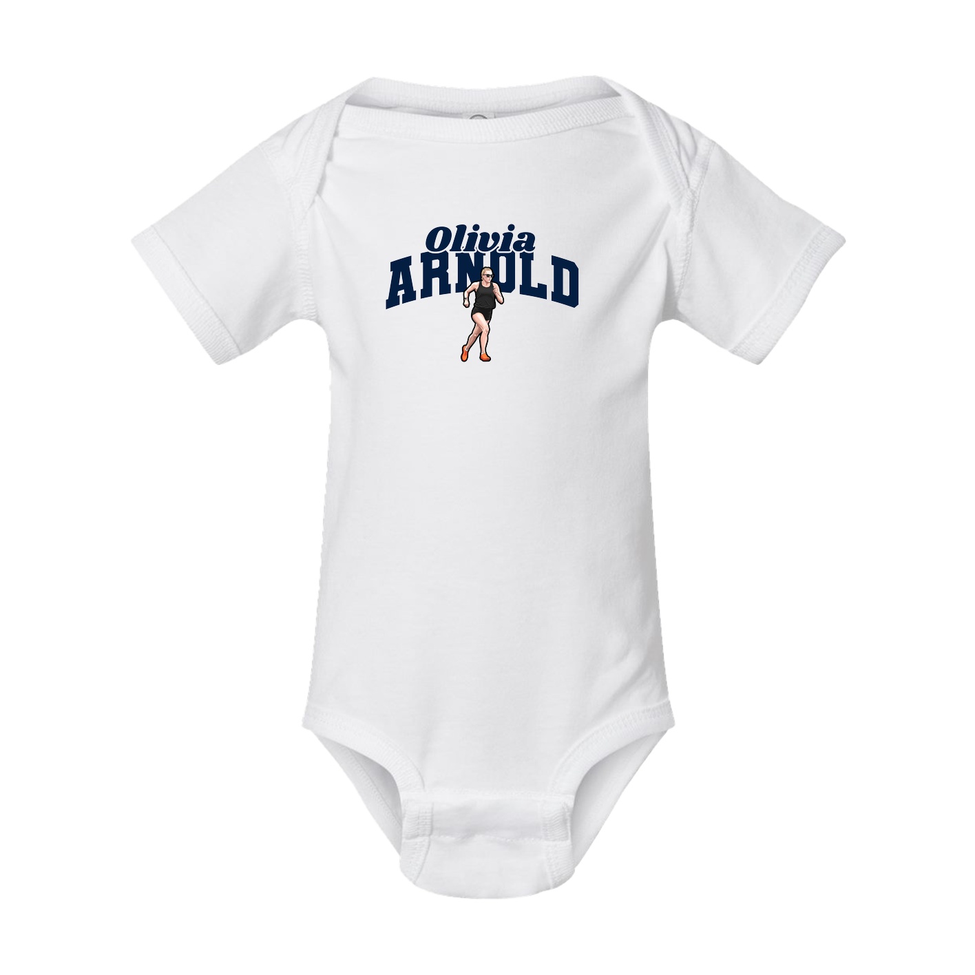 Baby Onesie — Signature Arch in White