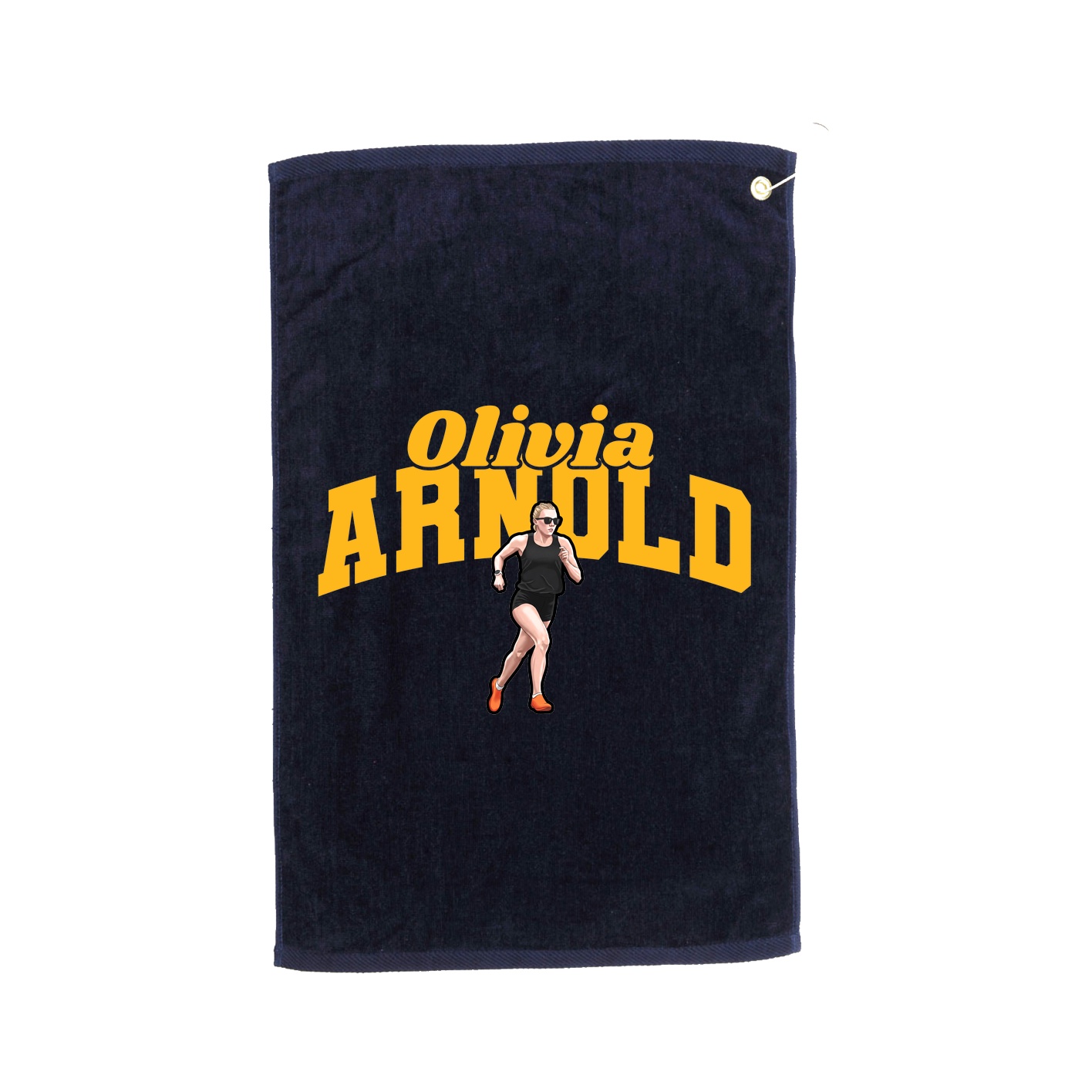Golf Towel — Signature Arch in Navy