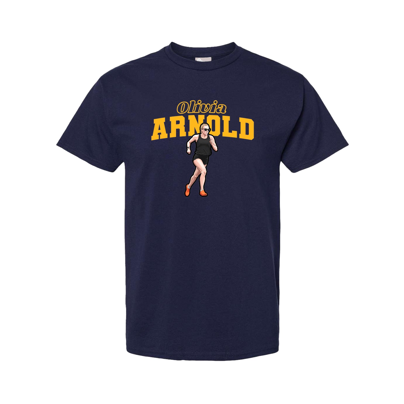 Tee — Name Arch in Navy