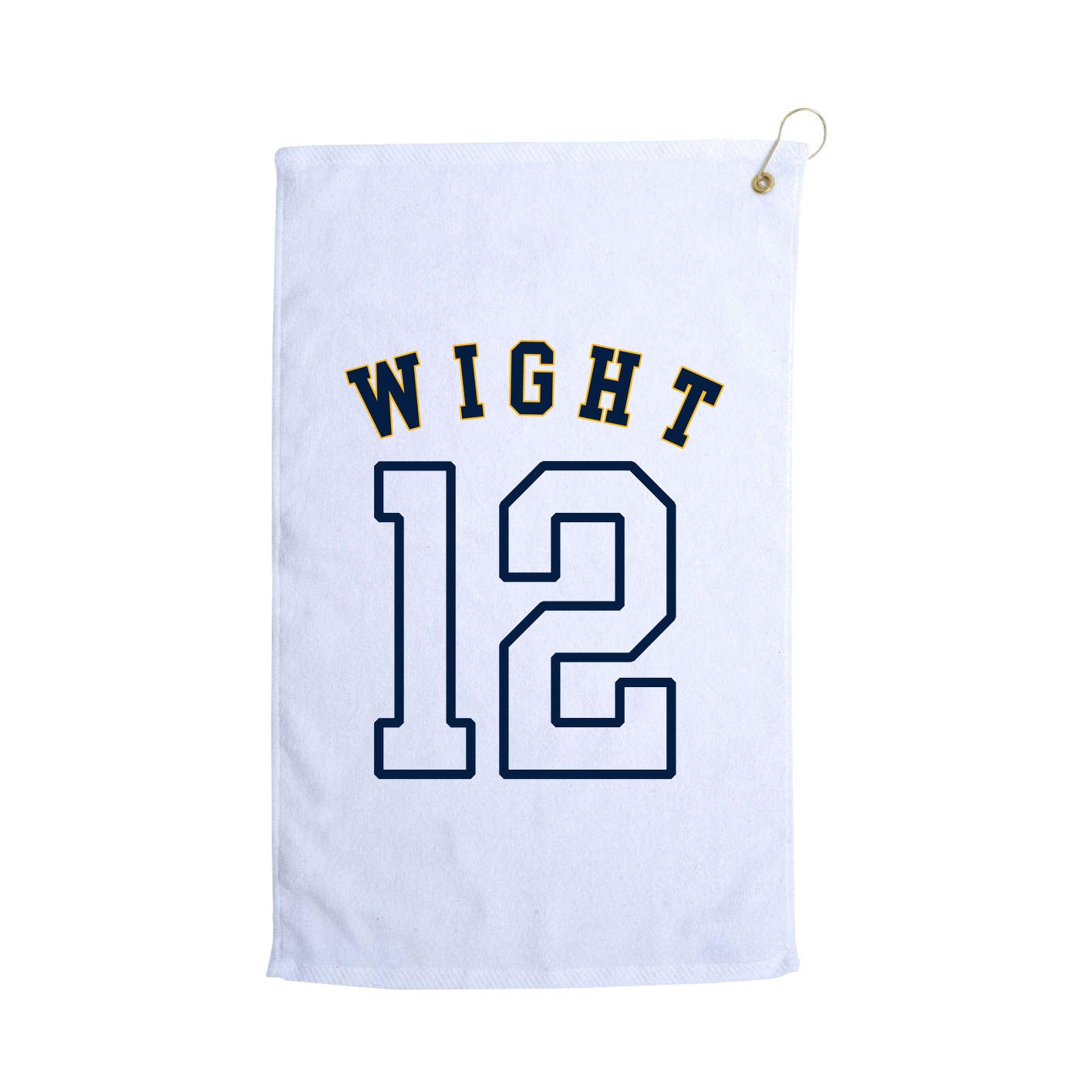 Golf Towel — Shirsey Arch in White