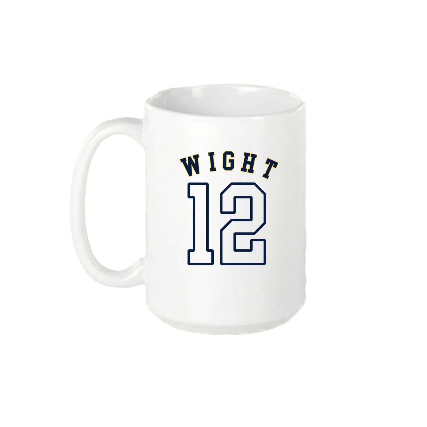 15oz Coffee Mug — Shirsey Arch in White