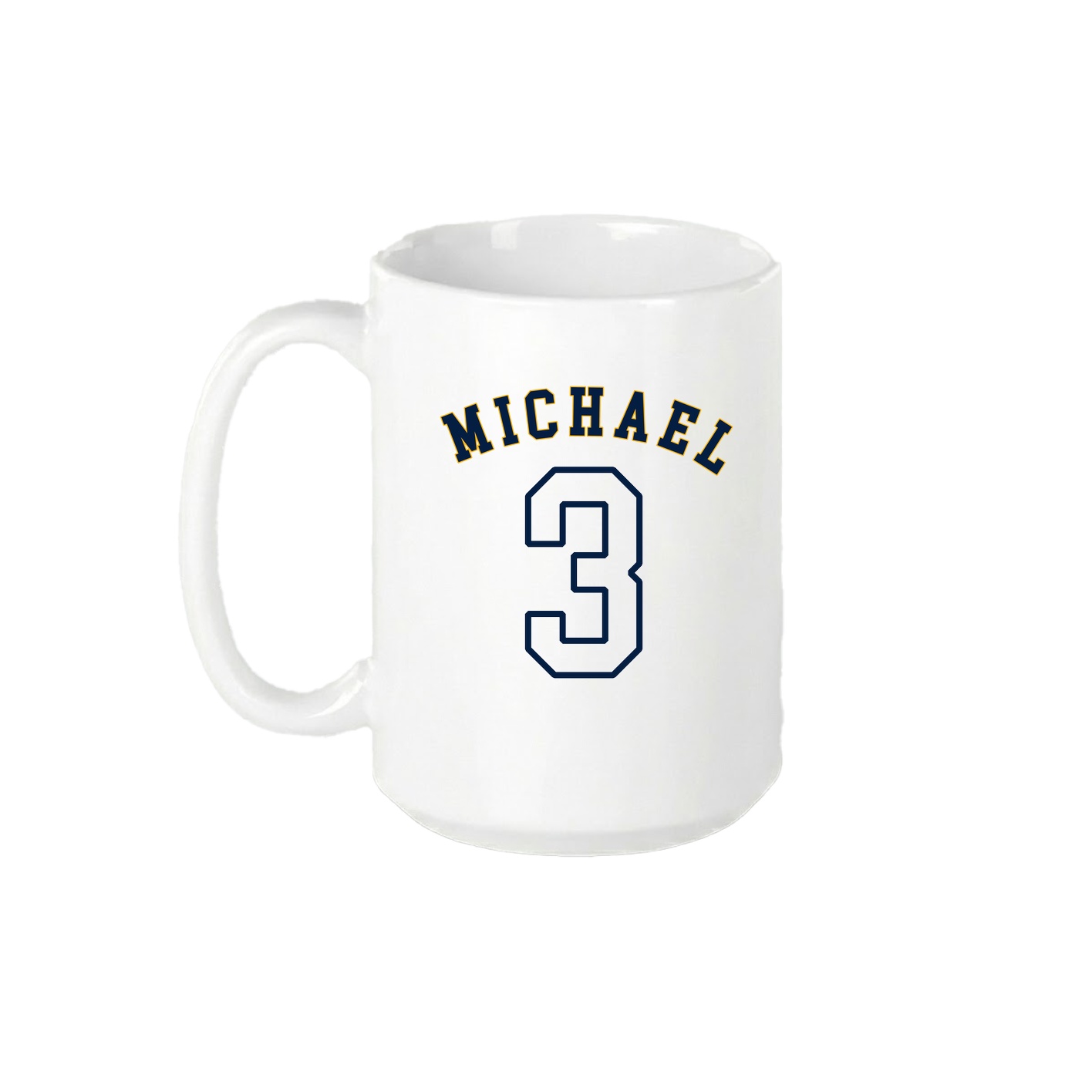 15oz Coffee Mug — Shirsey Arch in White