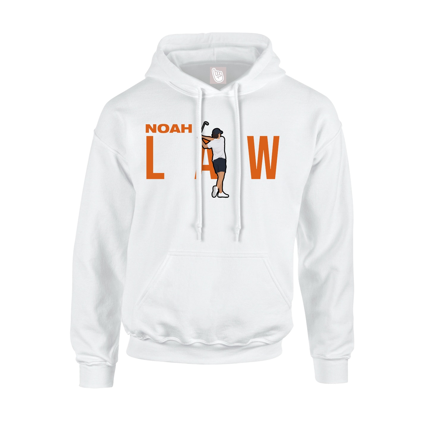 Hoodie — Player Name in White