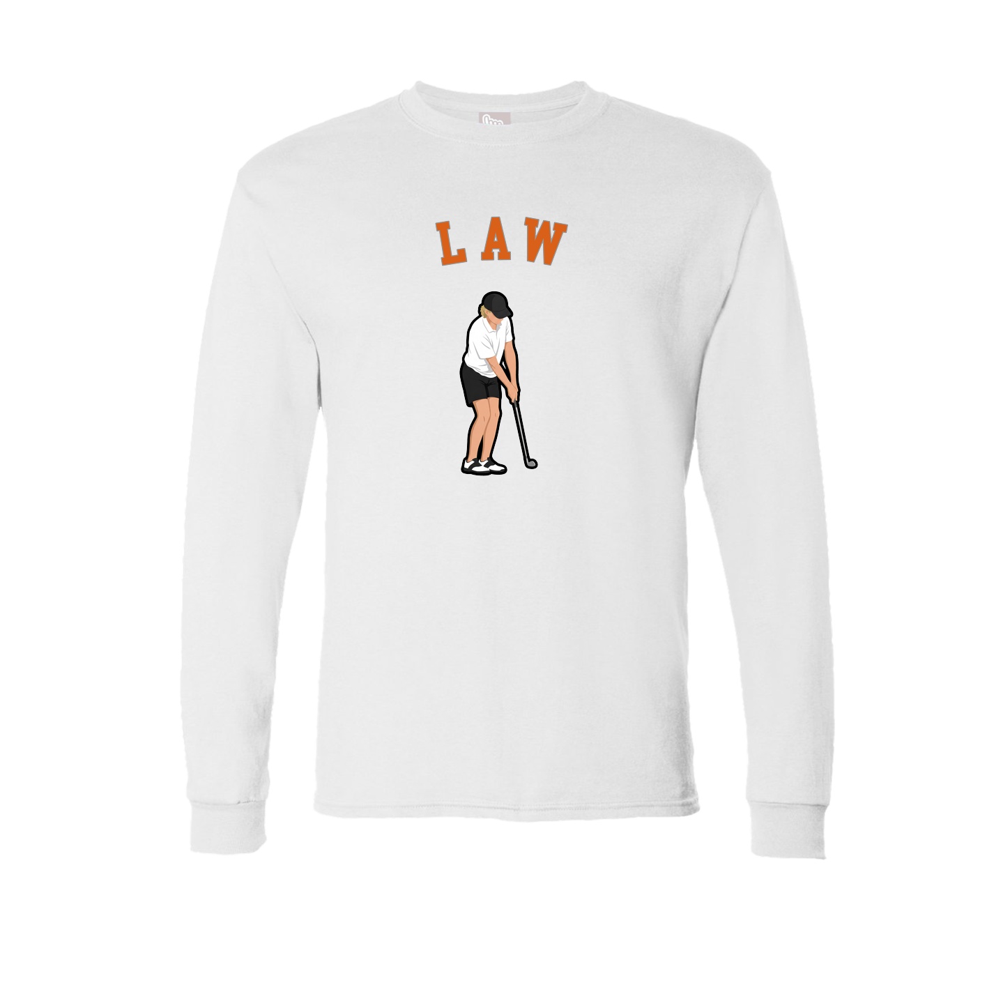 Long Sleeve Tee — Shirsey Arch in White