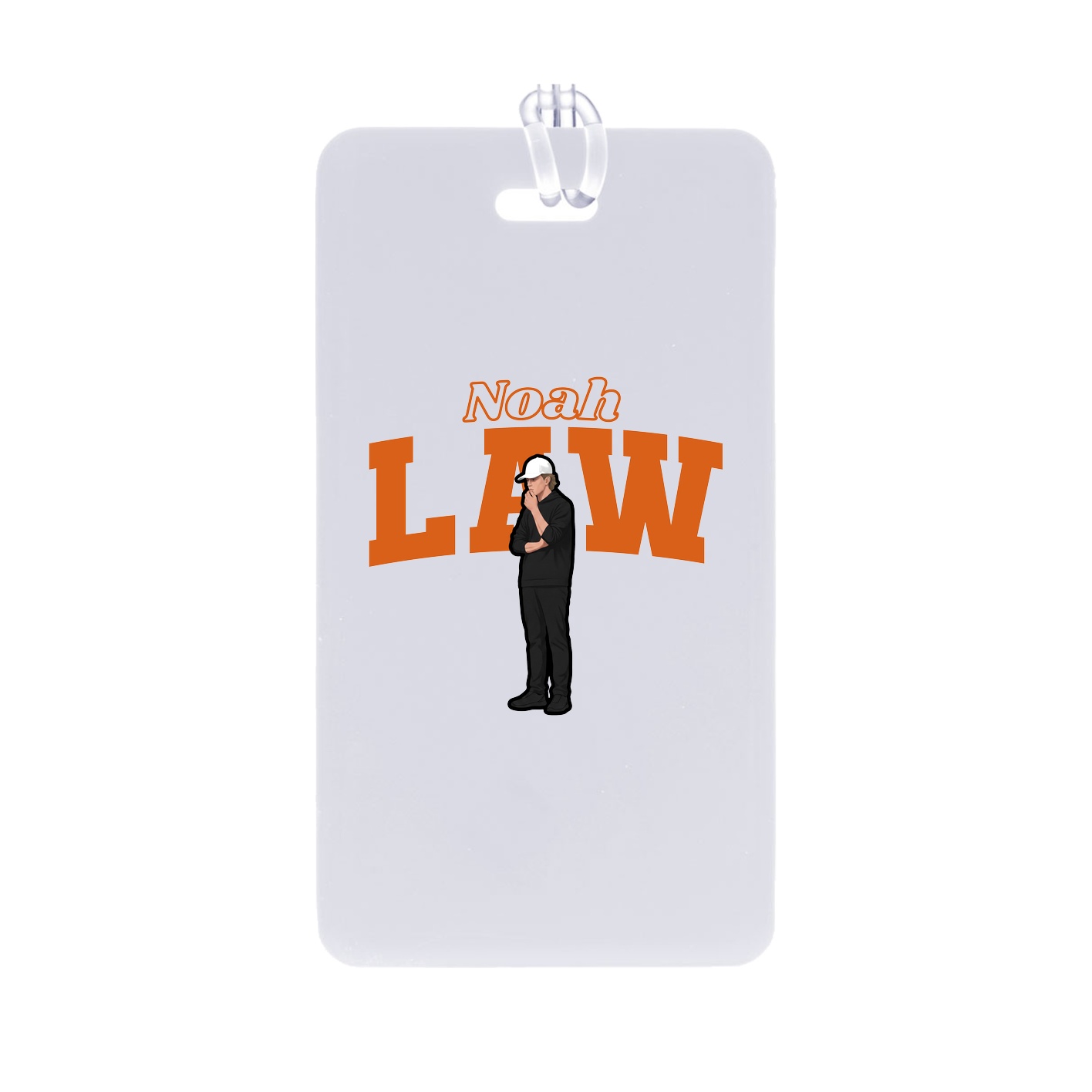 Bag Tag — Name Arch in Classic