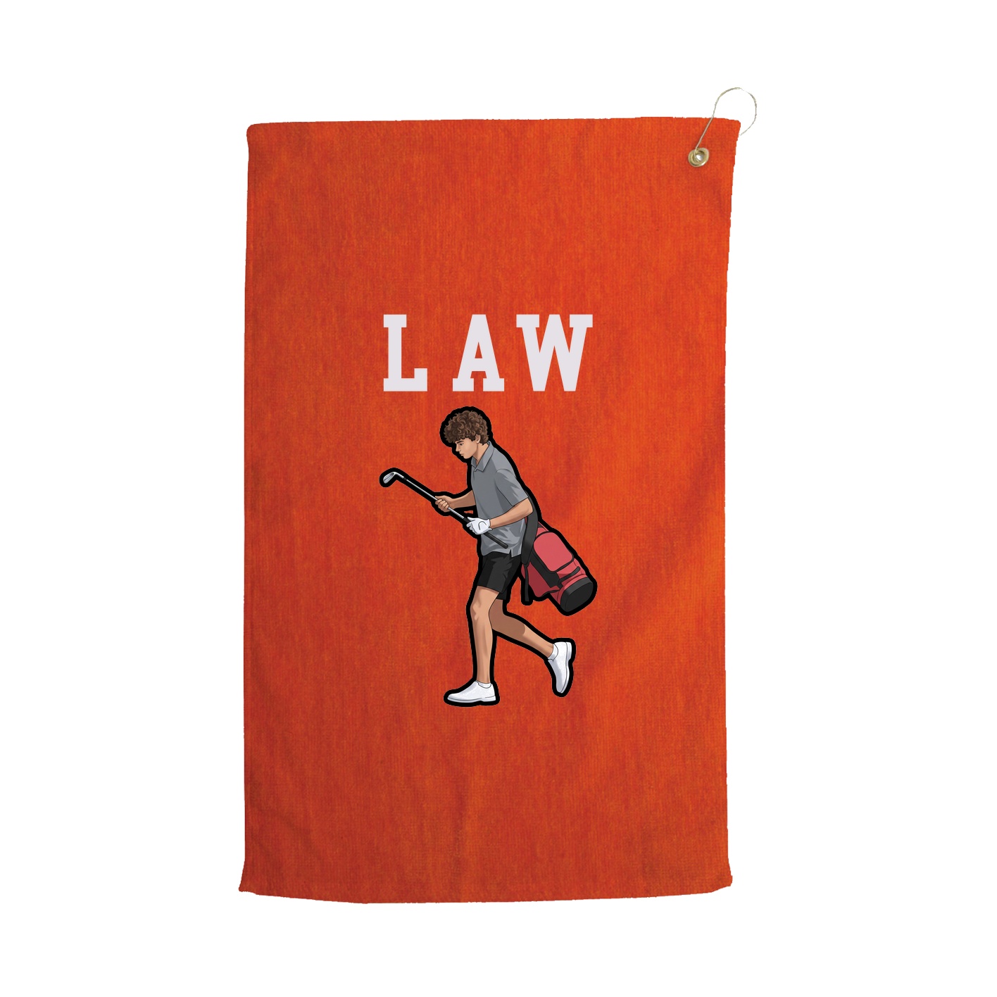 Golf Towel — Shirsey in Orange
