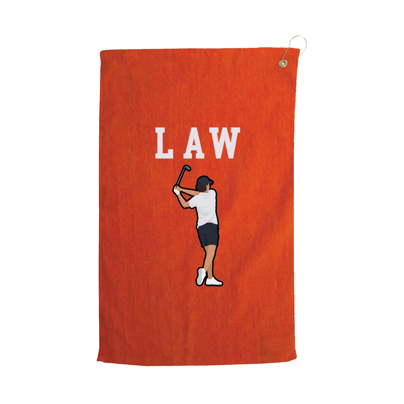 Golf Towel — Shirsey in Orange