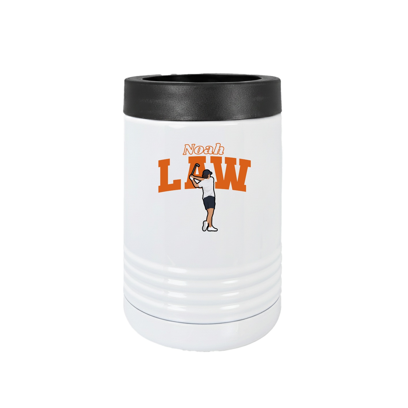 Beverage Holder — Name Arch in White