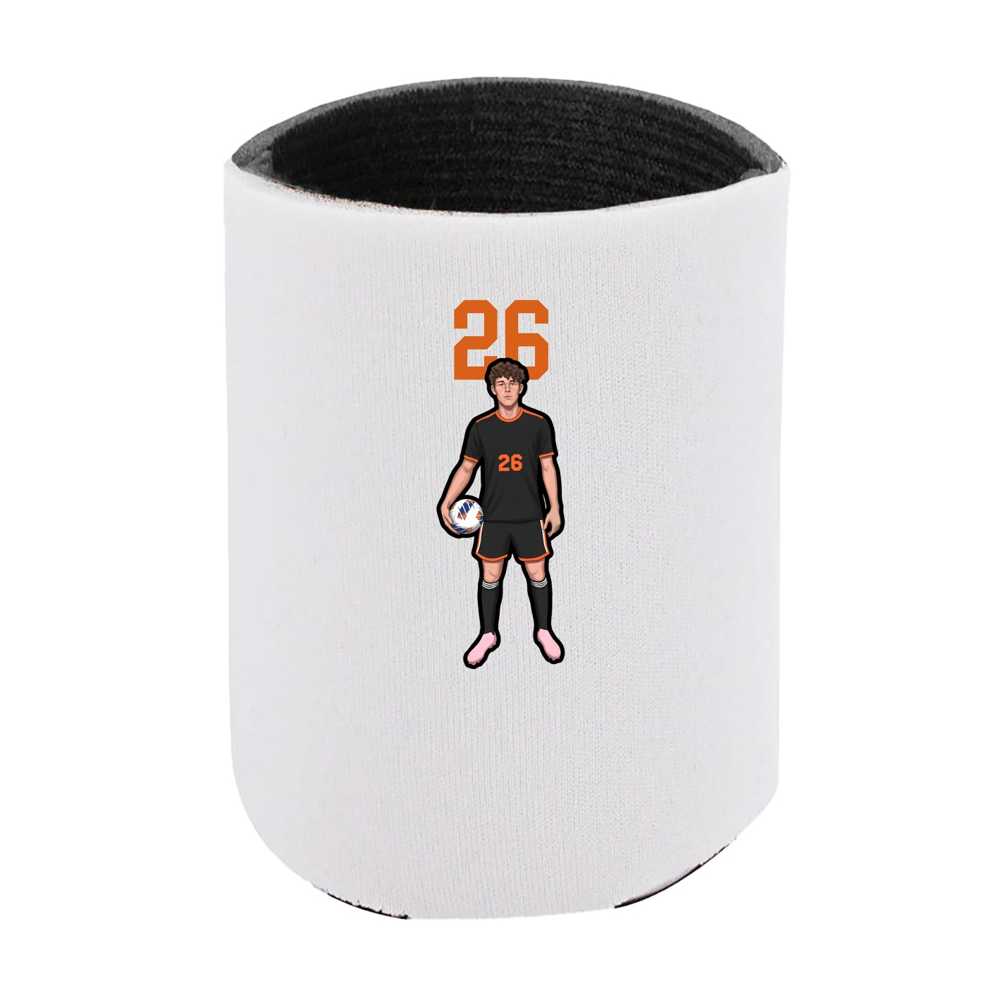 Can Holder — Number Top in White