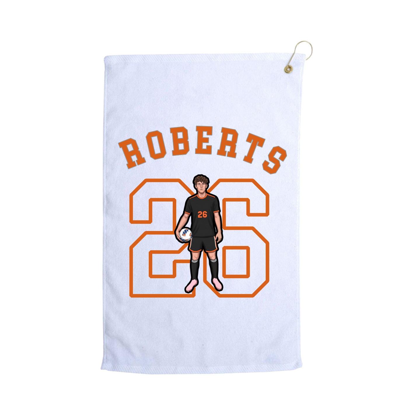 Golf Towel — Shirsey Arch in White