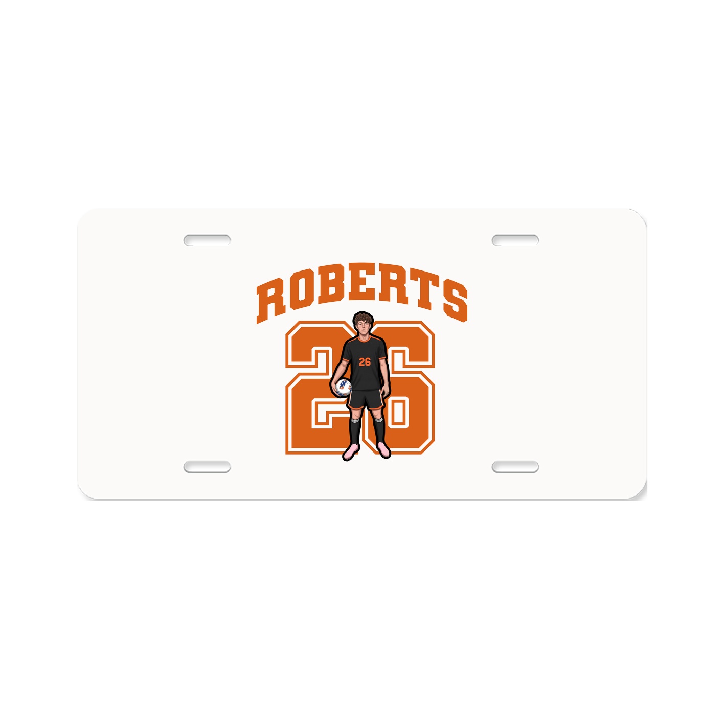 License Plate — Number in Classic