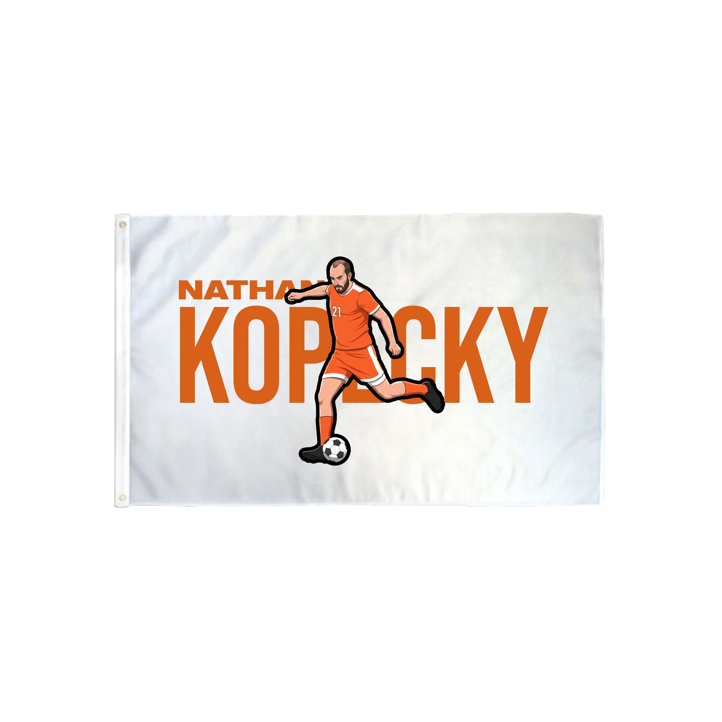 3x5 Flag — Player Name in Classic