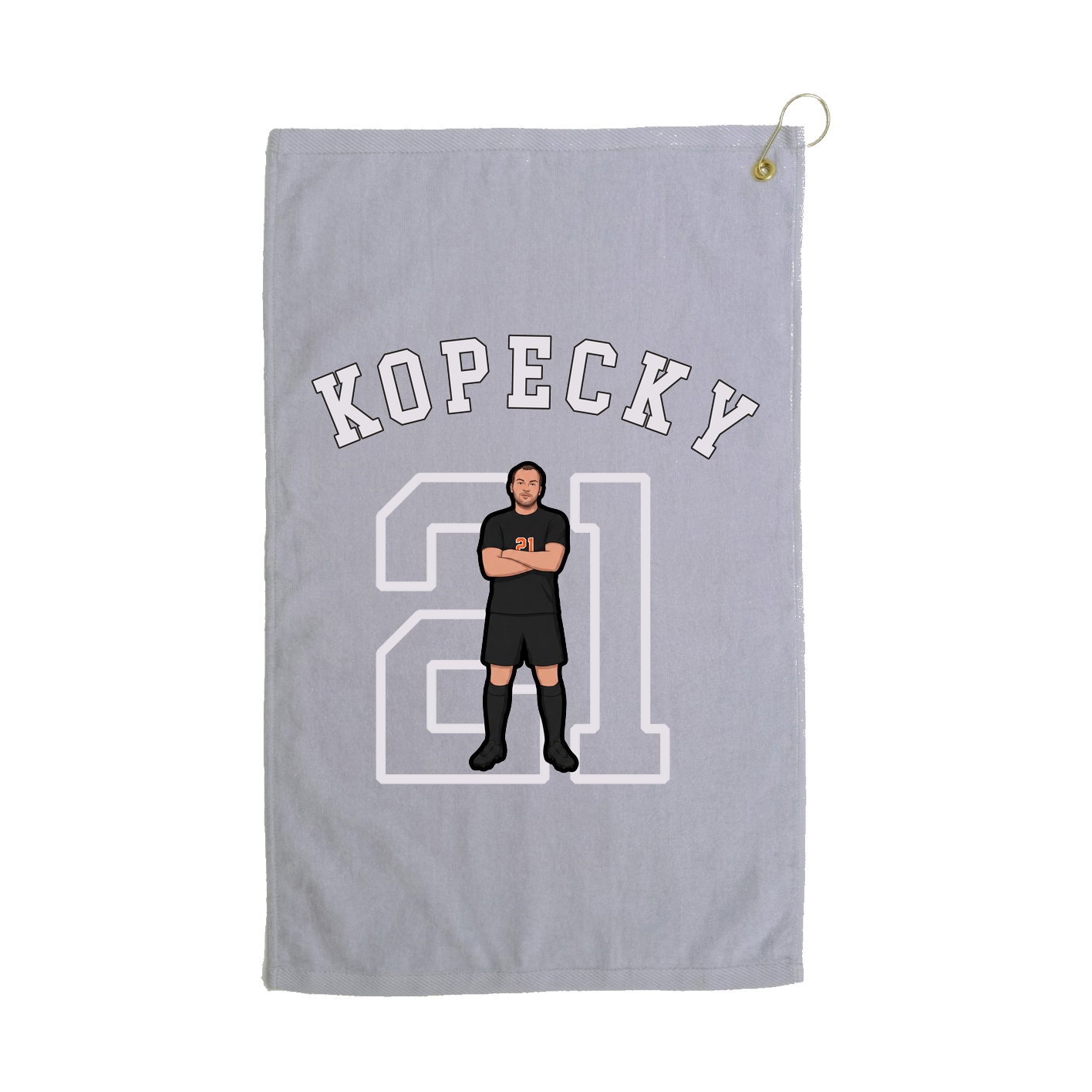 Golf Towel — Shirsey Arch in Grey
