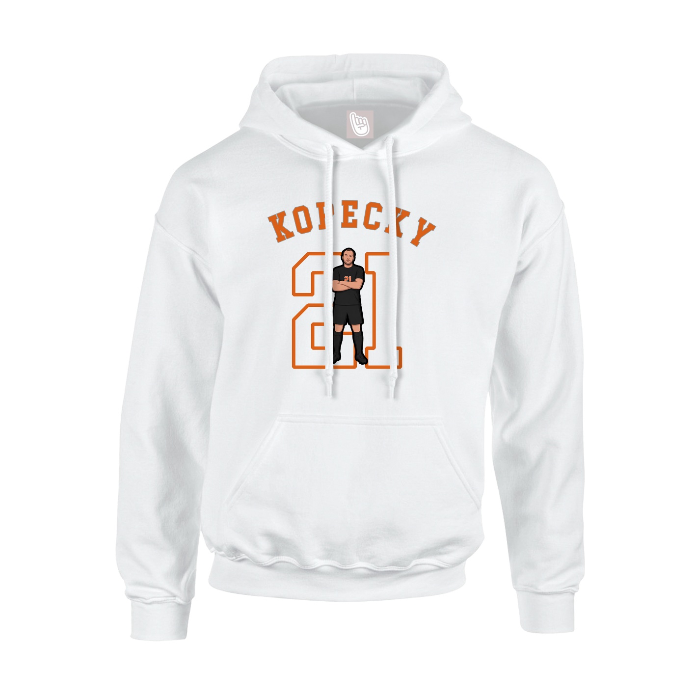 Youth Hoodie — Shirsey Arch in White