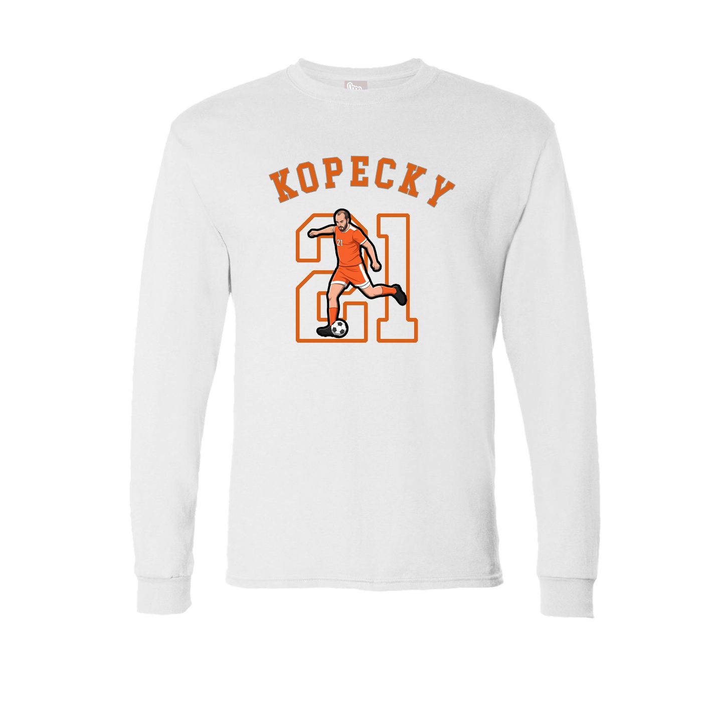 Long Sleeve Tee — Shirsey Arch in White