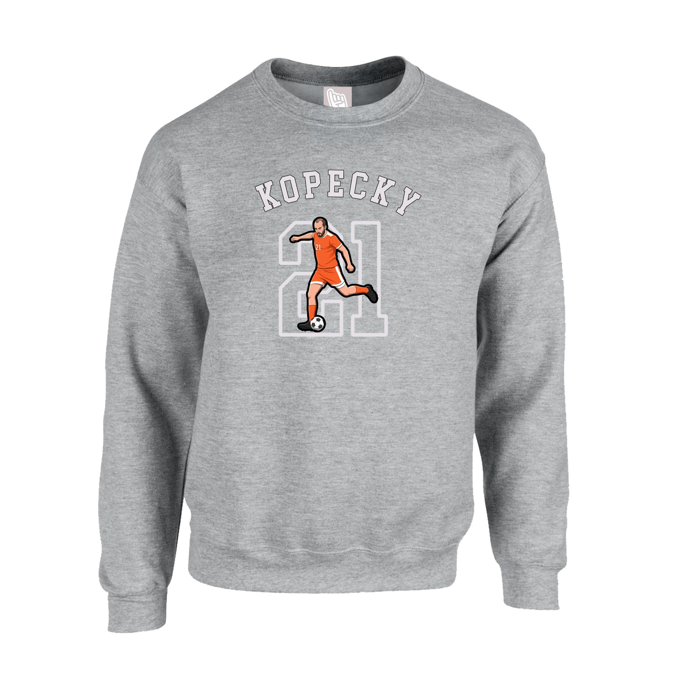 Fleece Crew — Shirsey Arch in Grey