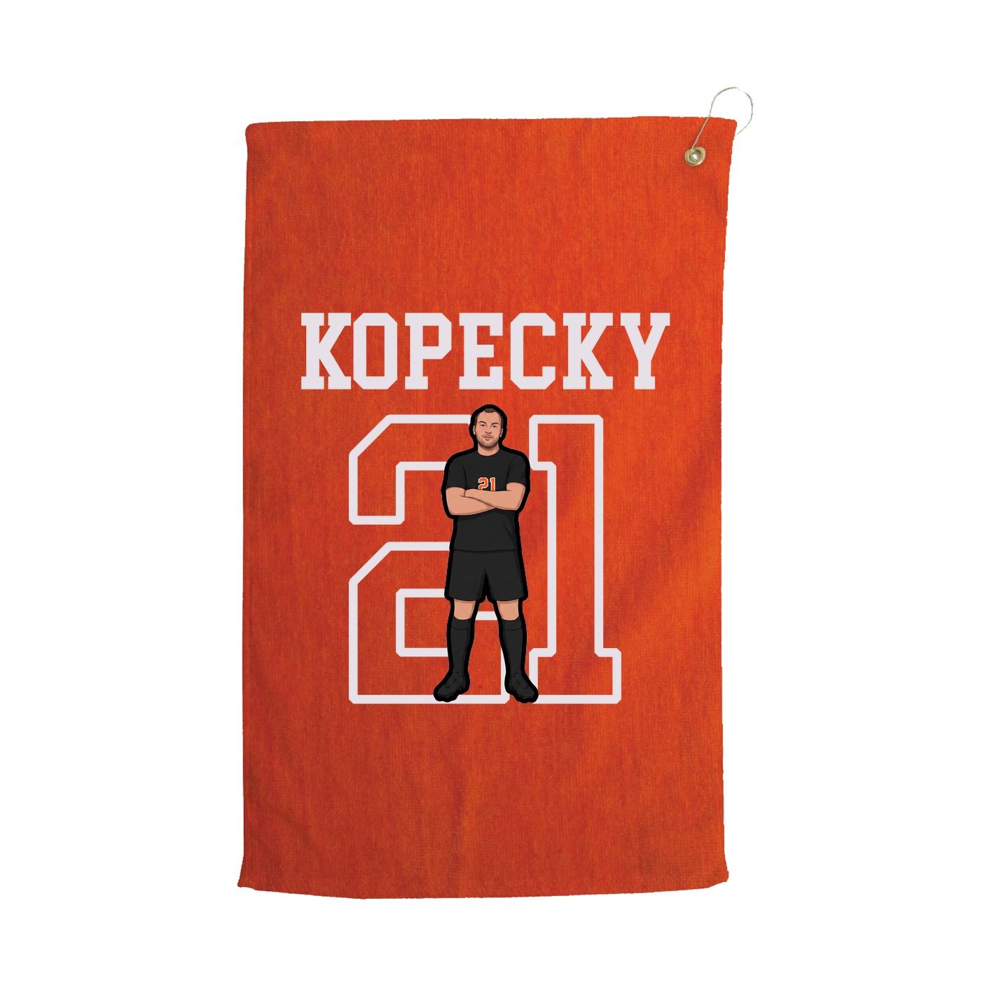 Golf Towel — Shirsey in Orange