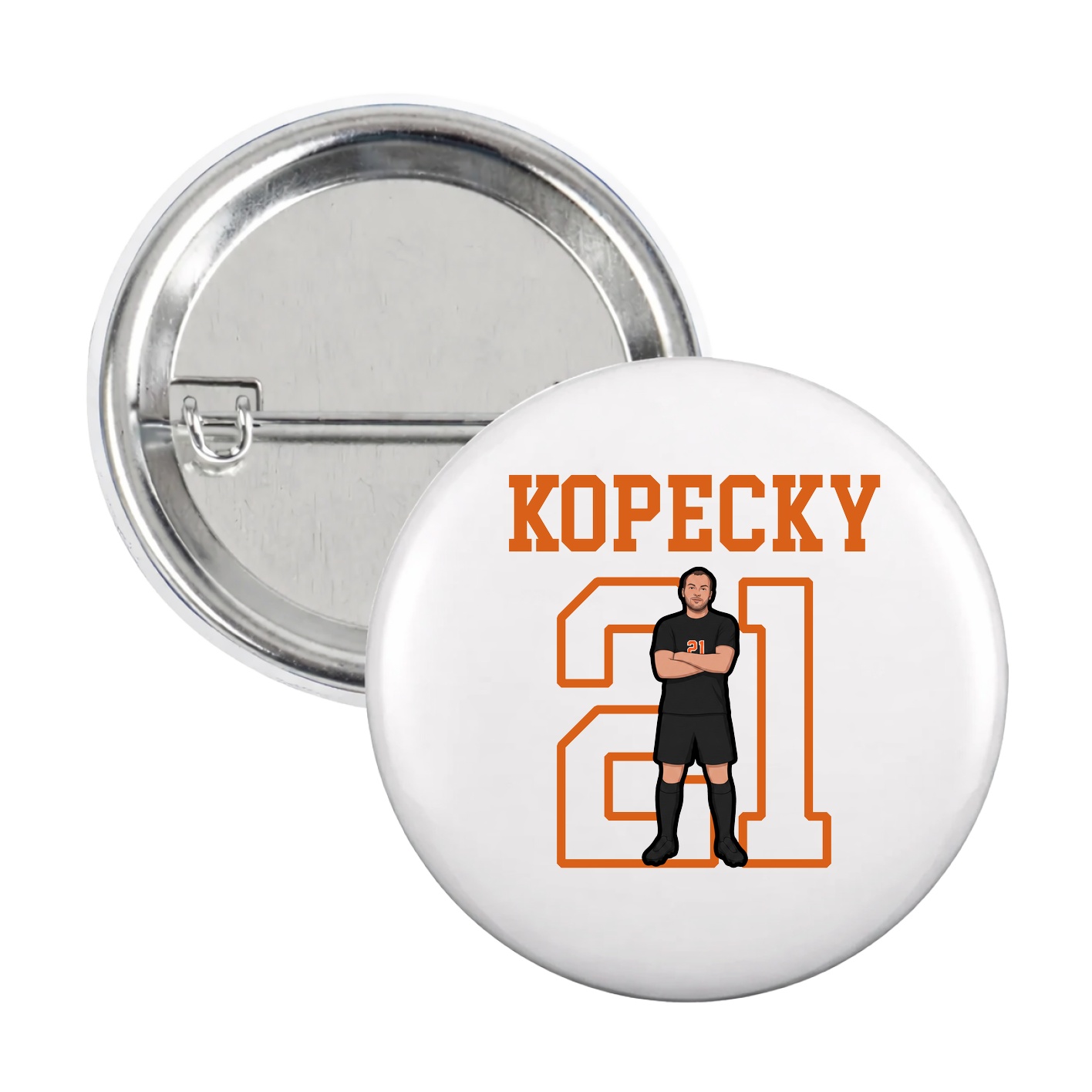 Game Day Button — Shirsey in White