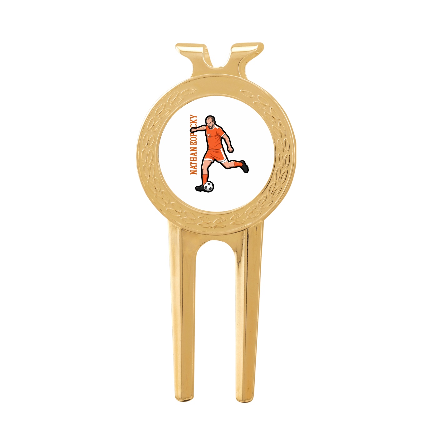 Divot Tool with Ball Marker — Name Vertical in Classic