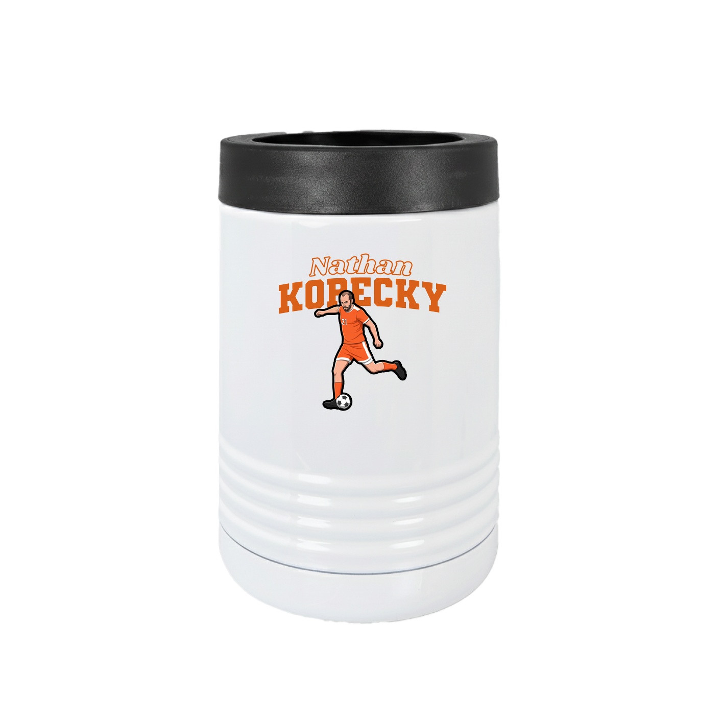Beverage Holder — Name Arch in White