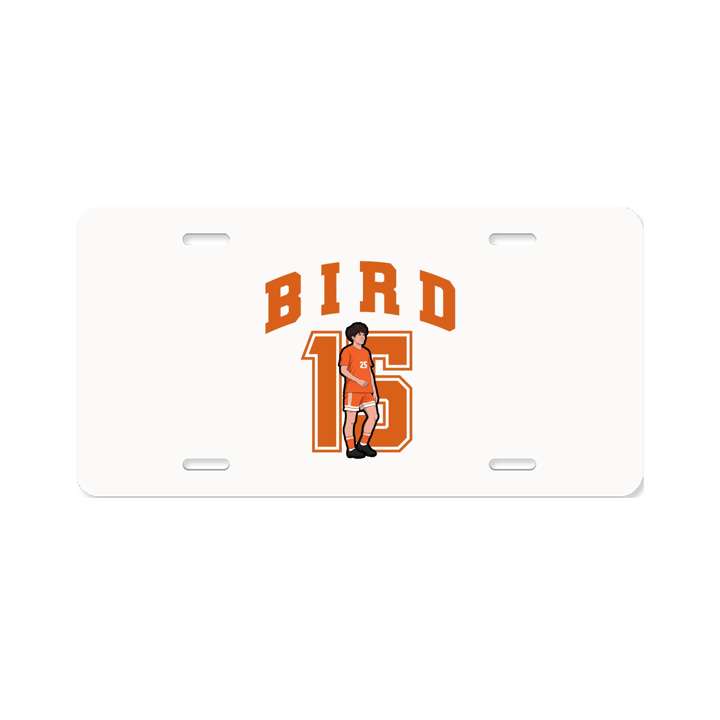 License Plate — Number in Classic