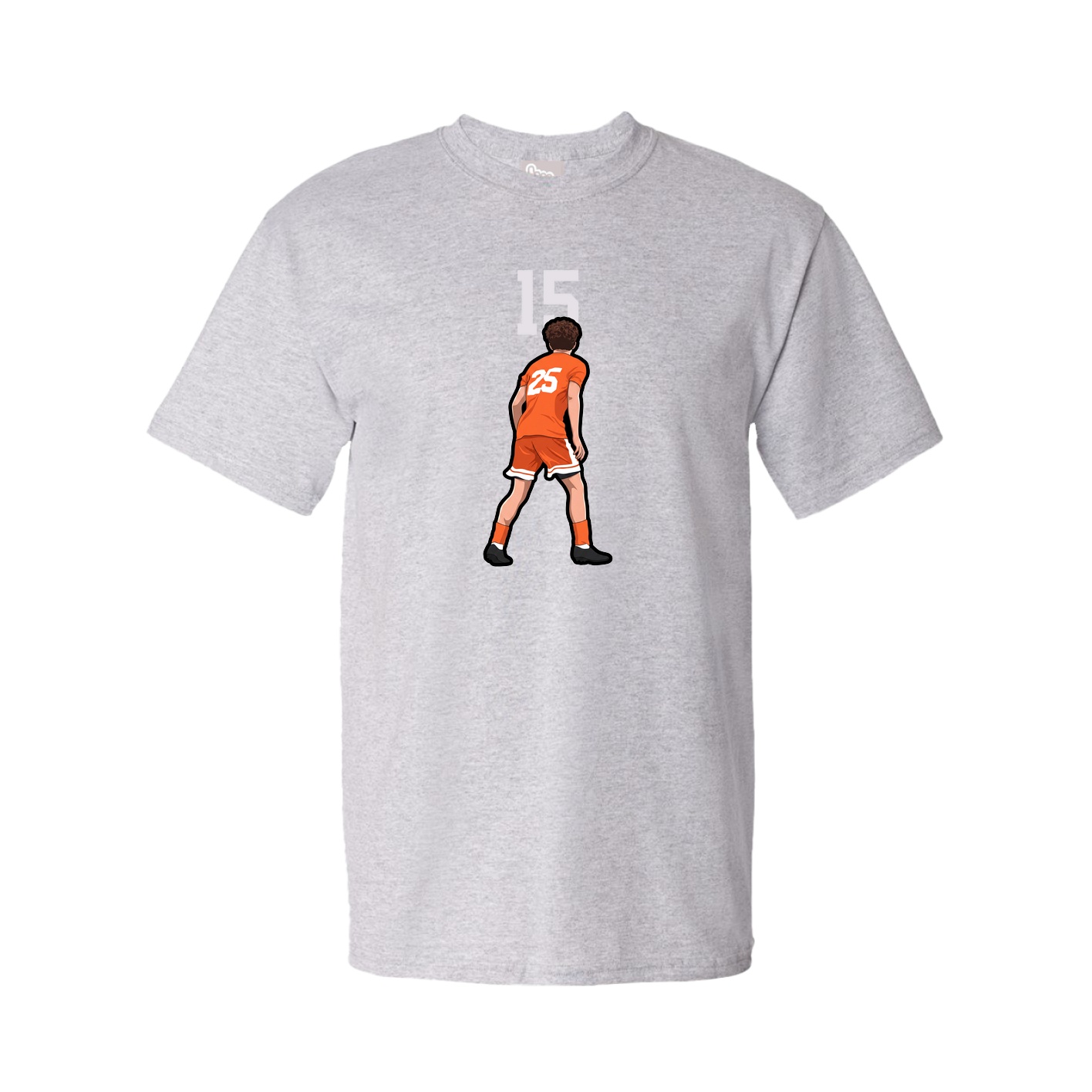 Tee — Number Top in Grey