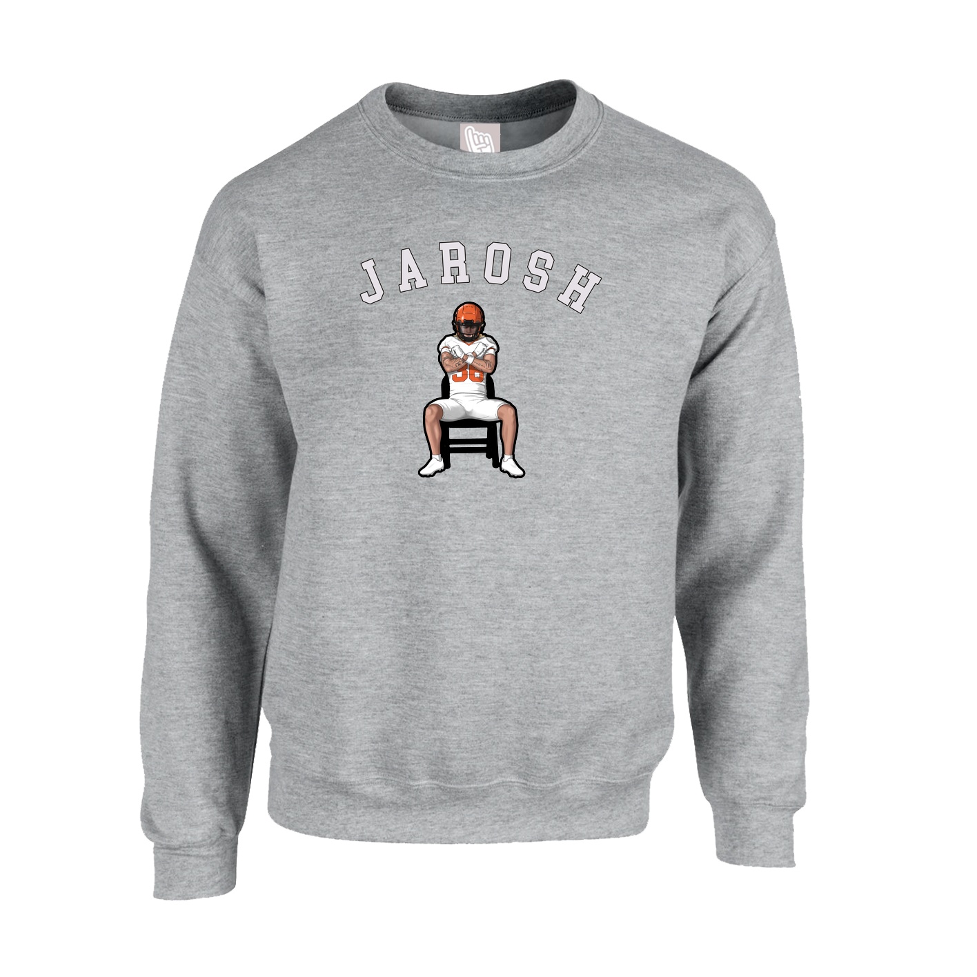 Fleece Crew — Shirsey Arch in Grey