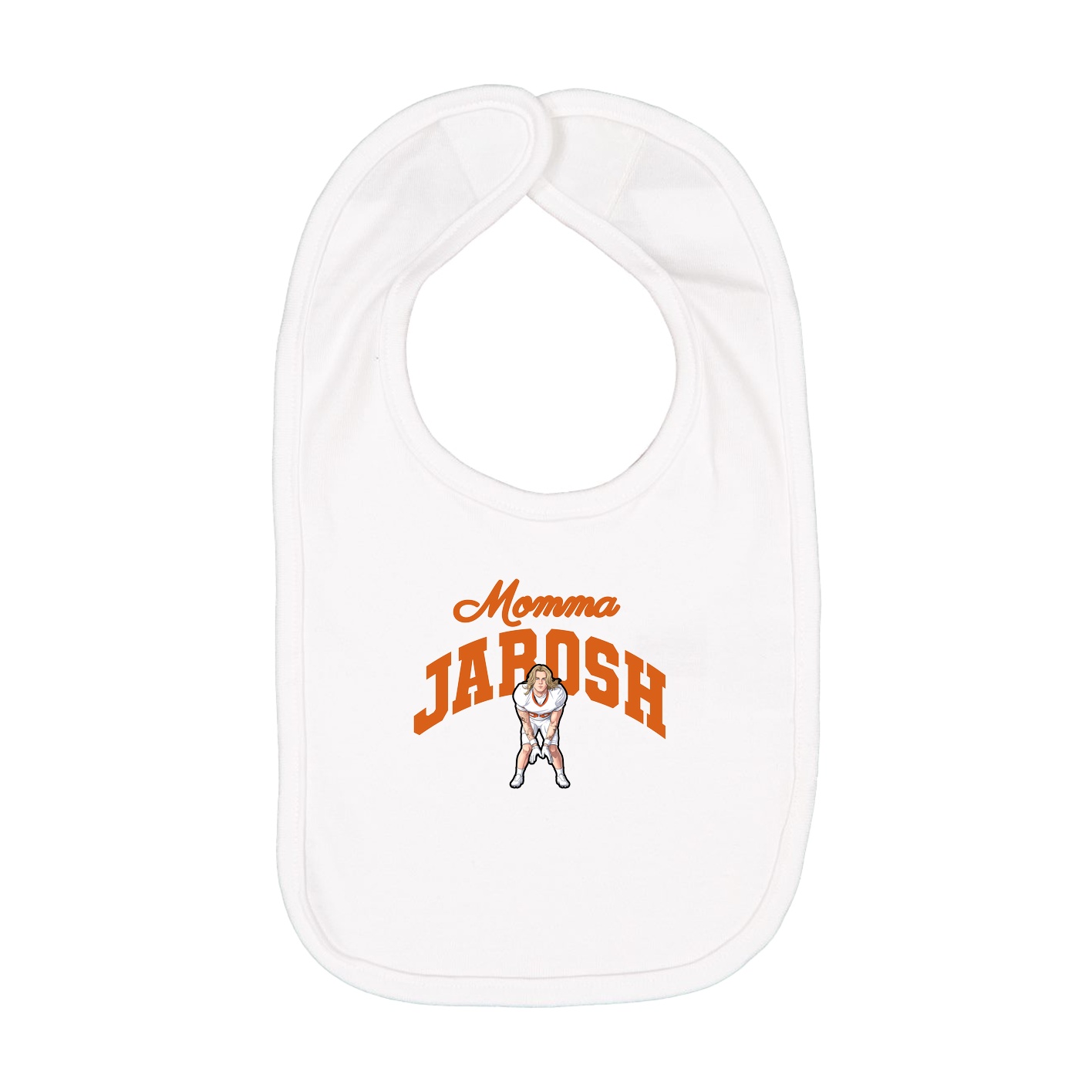 Infant Bib — Mothers Day Arch in White