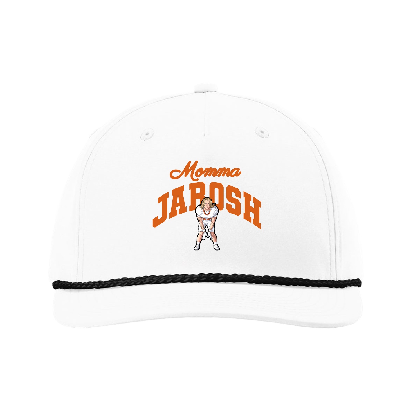 Five-Panel Classic Rope Cap — Mothers Day Arch in White