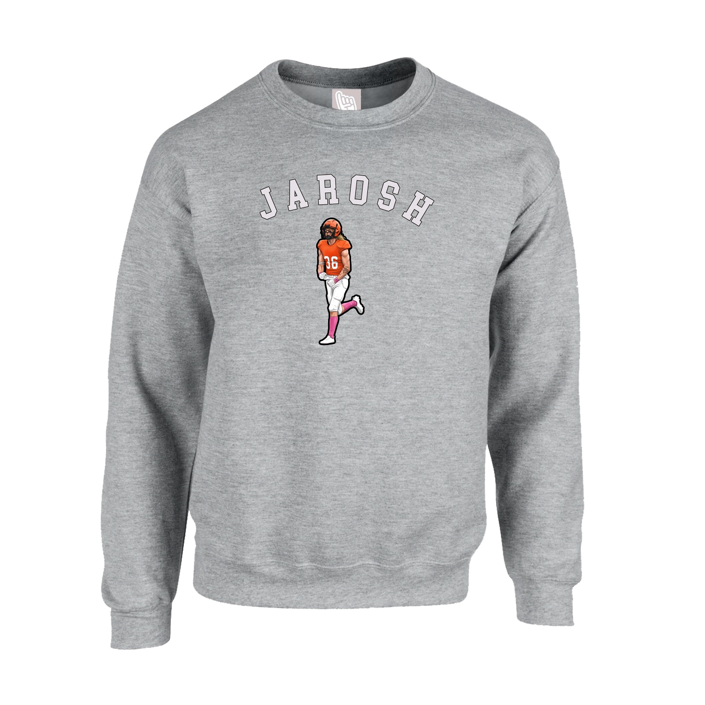 Fleece Crew — Shirsey Arch in Grey