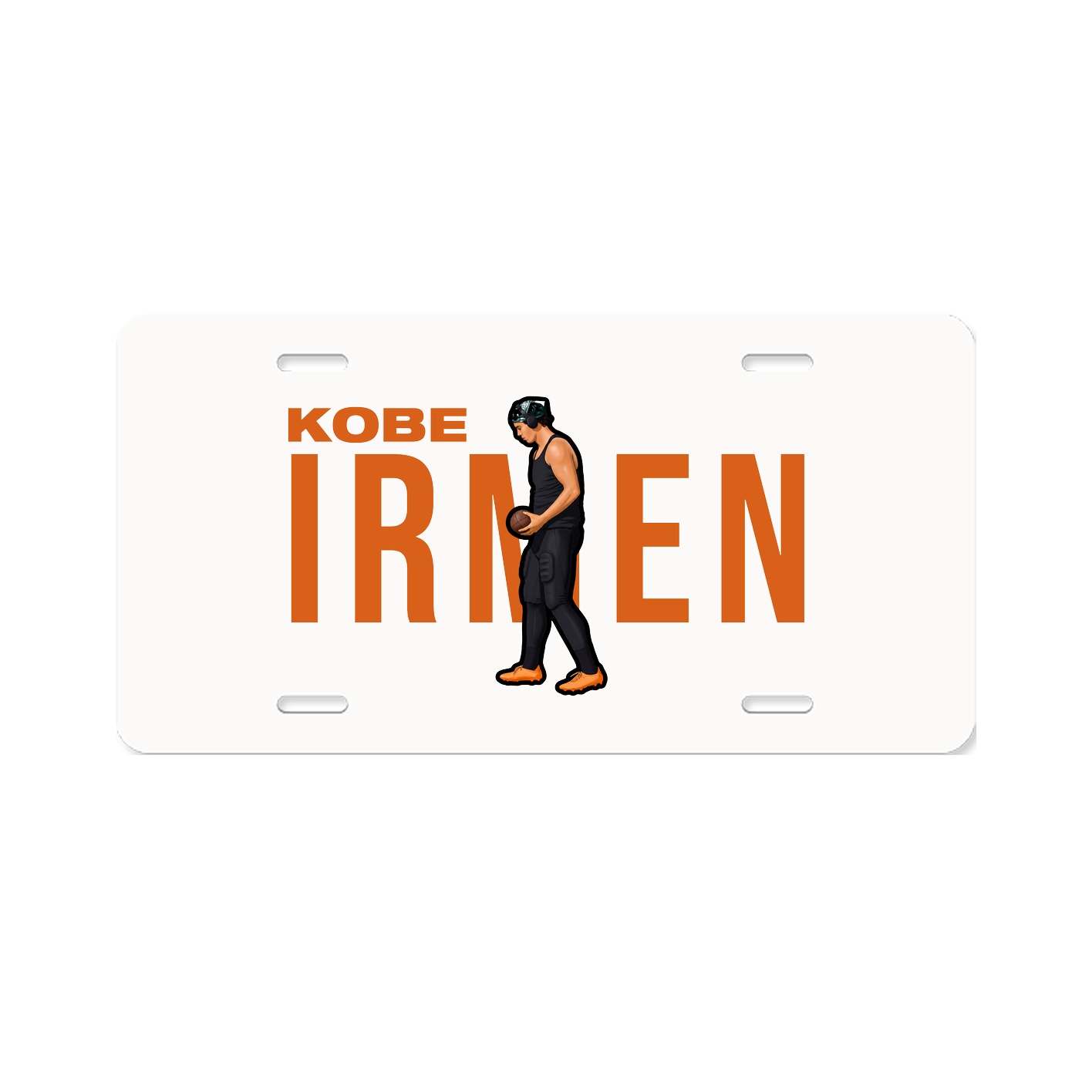 License Plate — Player Name in Classic