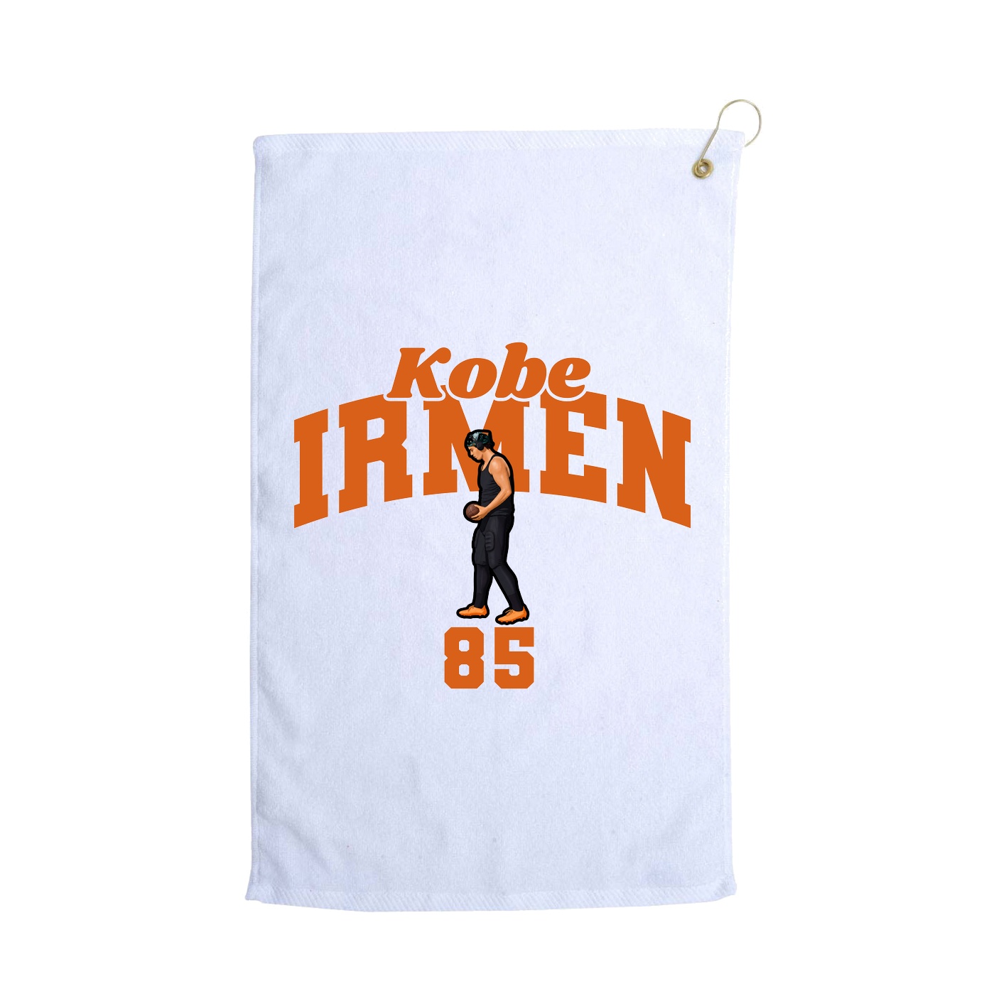 Golf Towel — Signature Arch in White
