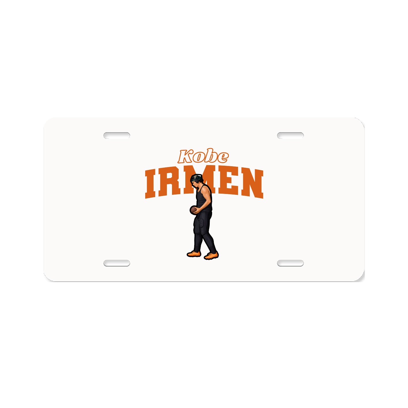 License Plate — Name Arch in Classic