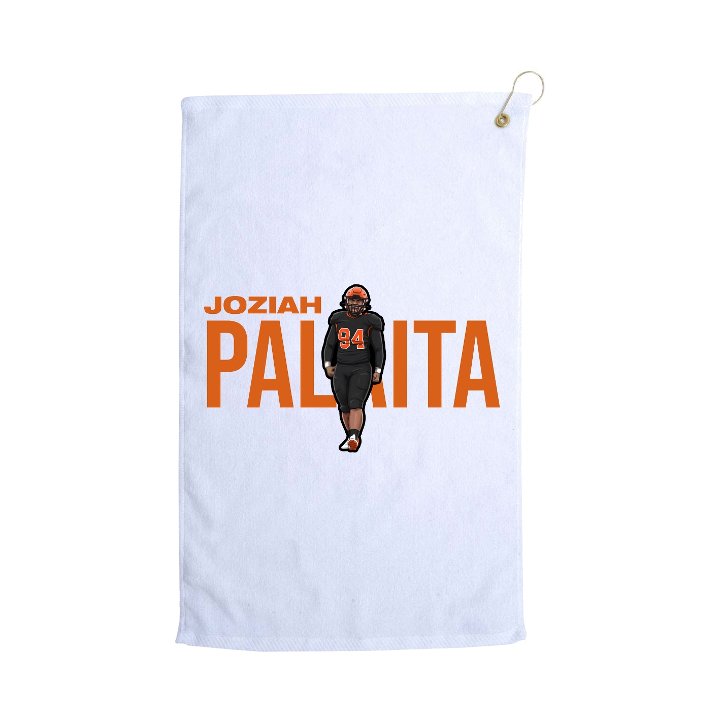 Golf Towel — Player Name in White