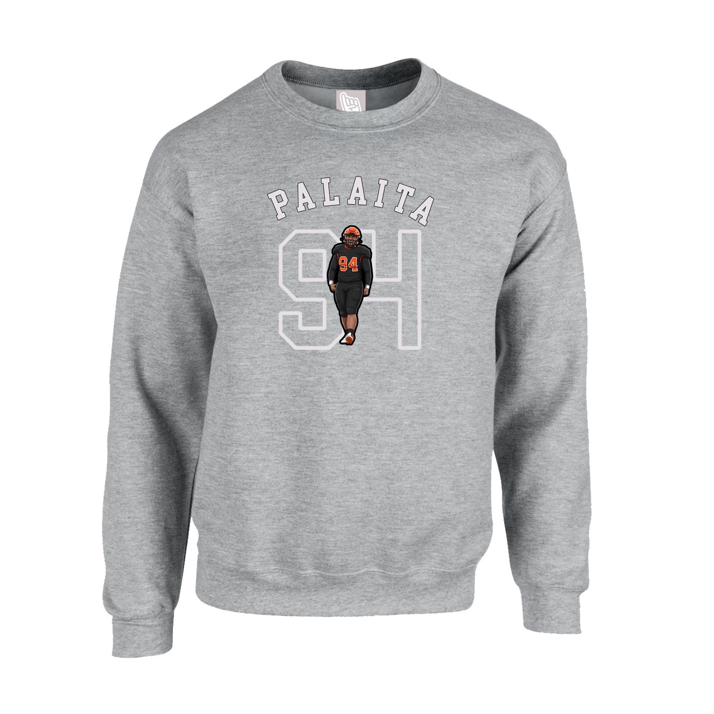 Fleece Crew — Shirsey Arch in Grey