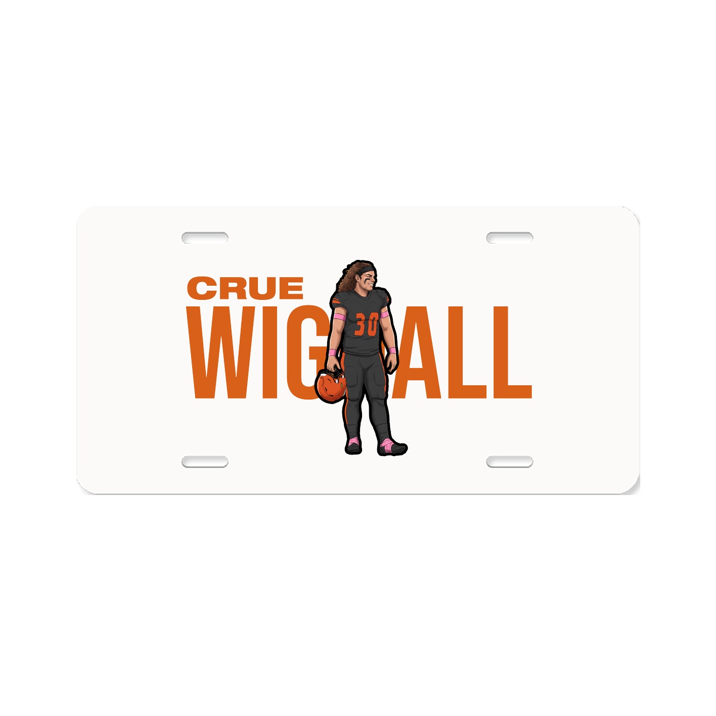 License Plate — Player Name in Classic